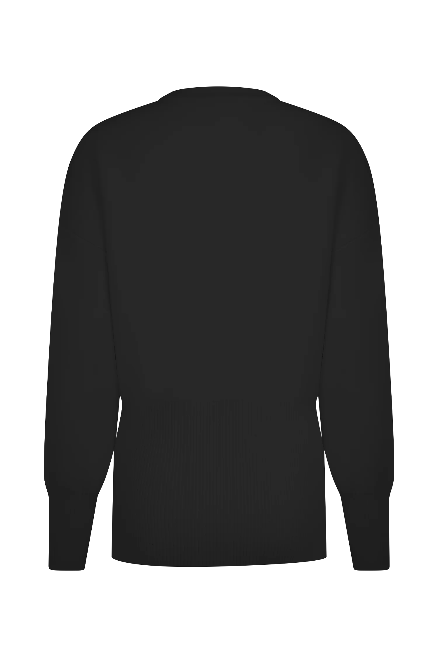 Alexia Buttoned Oversized Cardigan - Black - Image 8