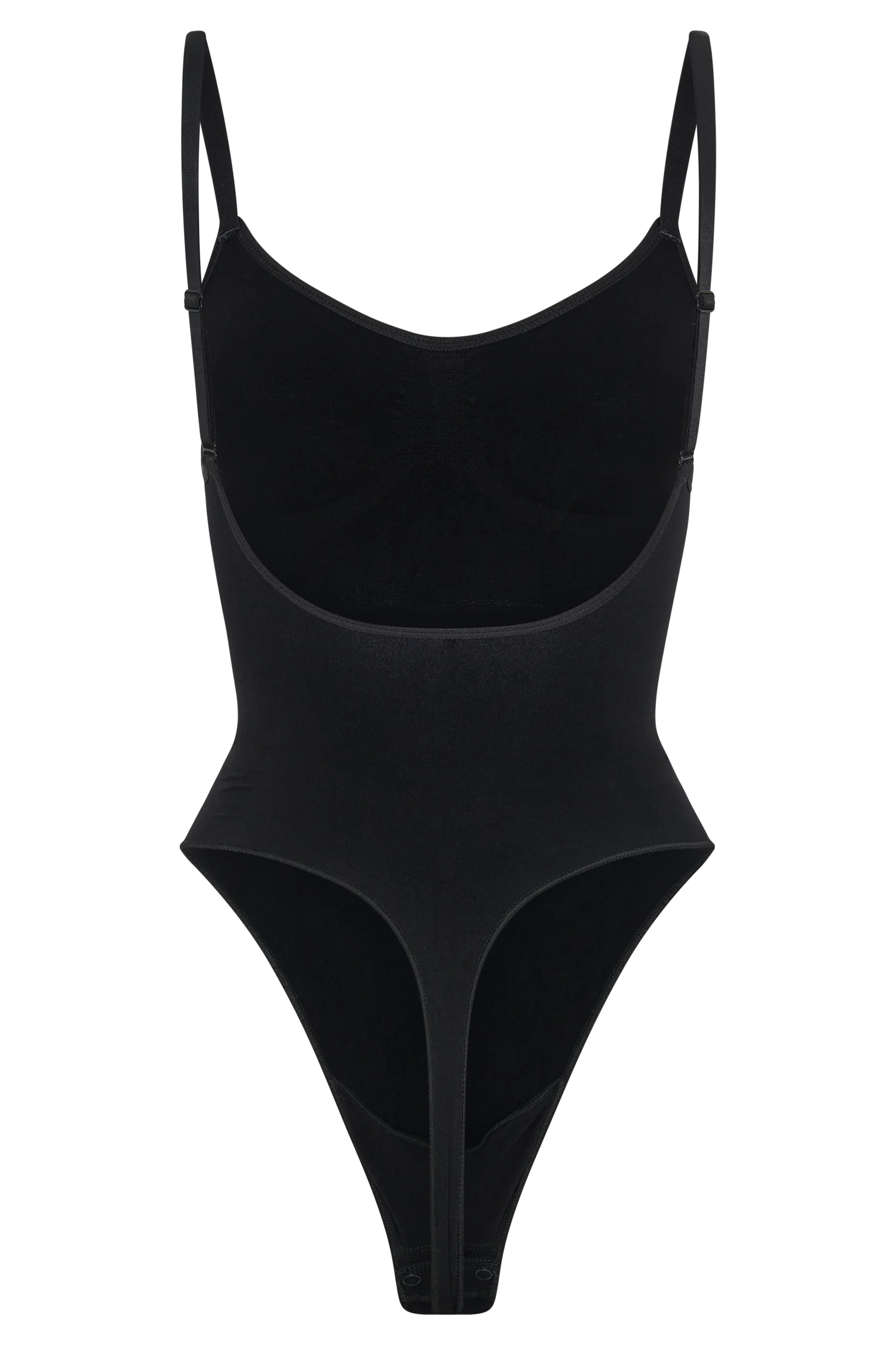 Alyssa Backless Shapewear Bodysuit - Black - Image 10