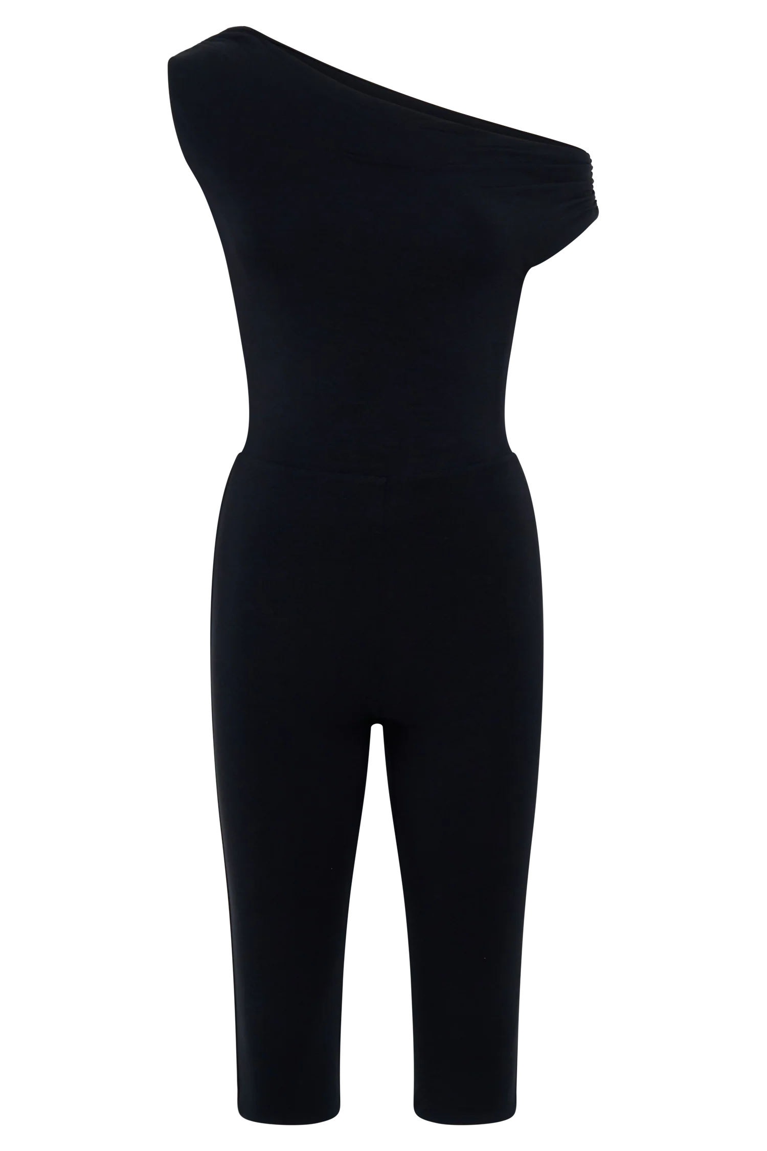 Anh One Shoulder Modal Jumpsuit - Black - Image 8