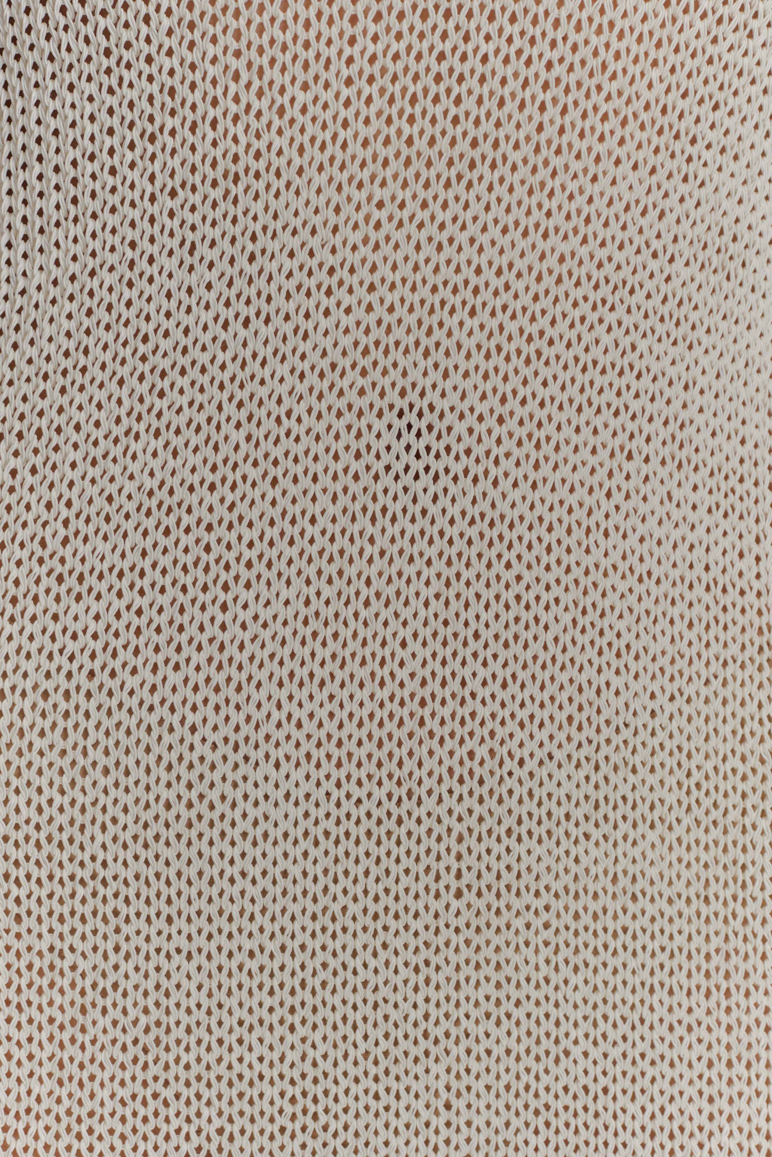 Ari Tape Yarn Knit Maxi Dress - White - Image 6