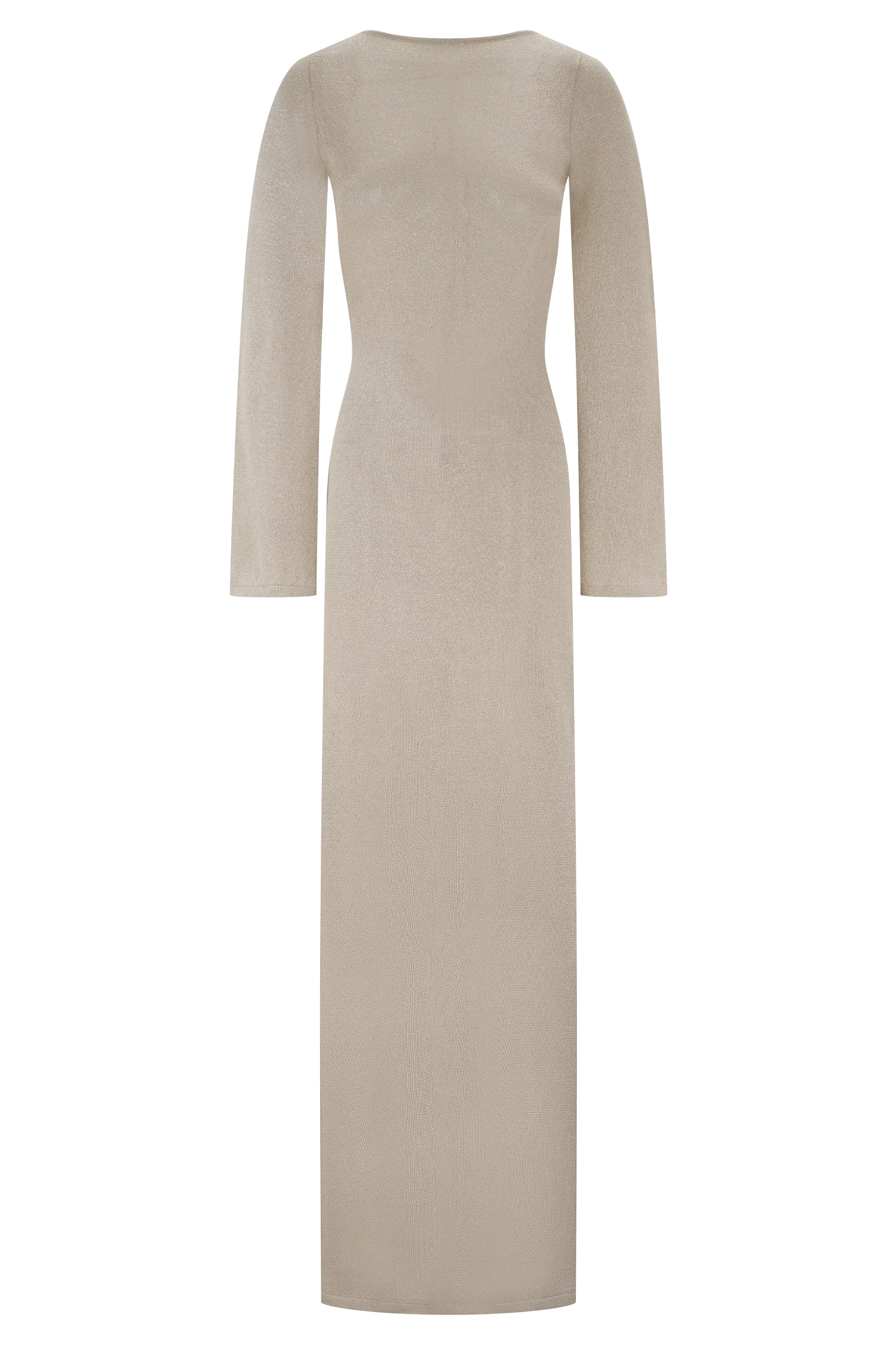 Atticus Knit Maxi Dress With Sequin - Gold - Image 12