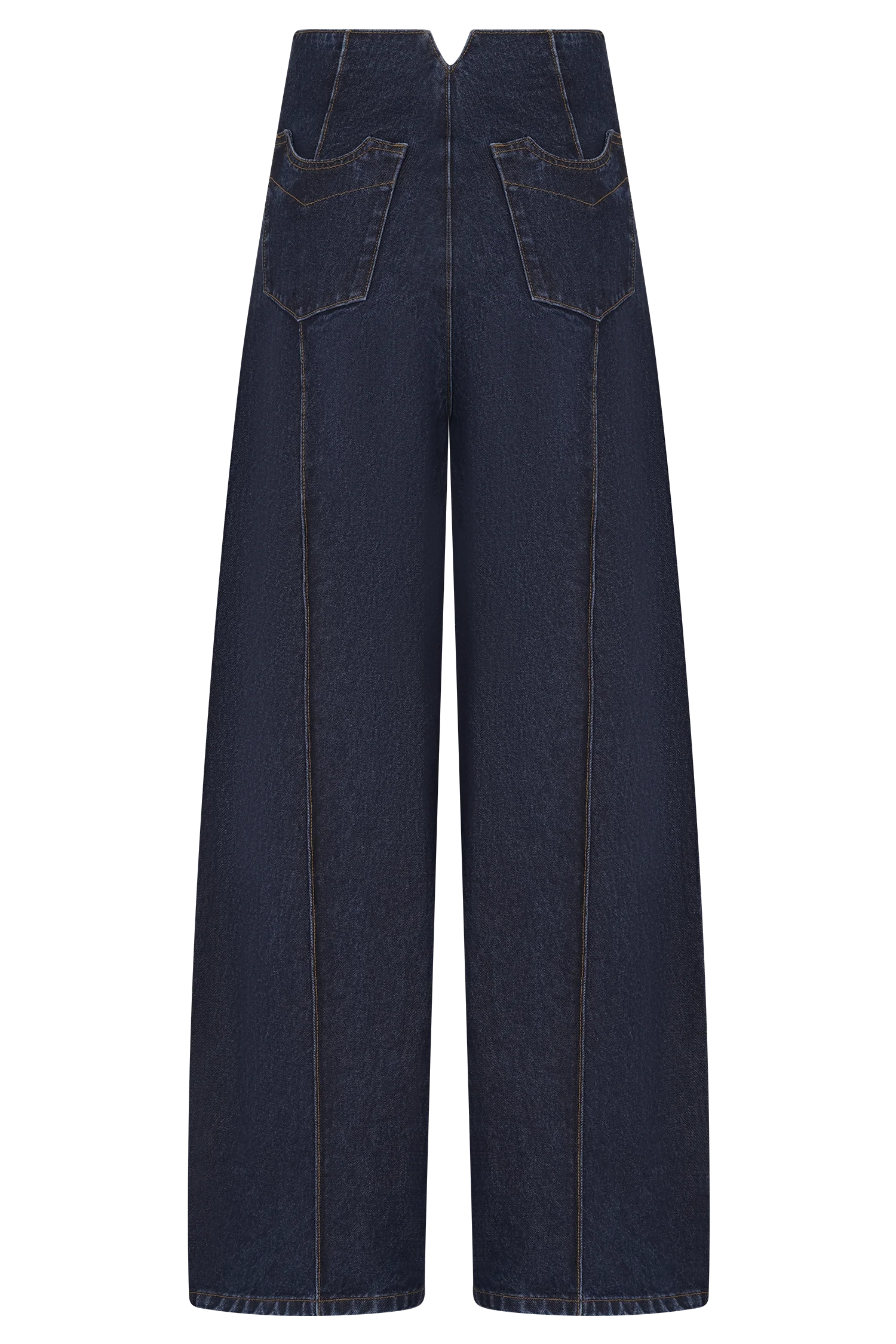 Beatrix High Rise Denim Jeans - Indigo Blue - Image 10