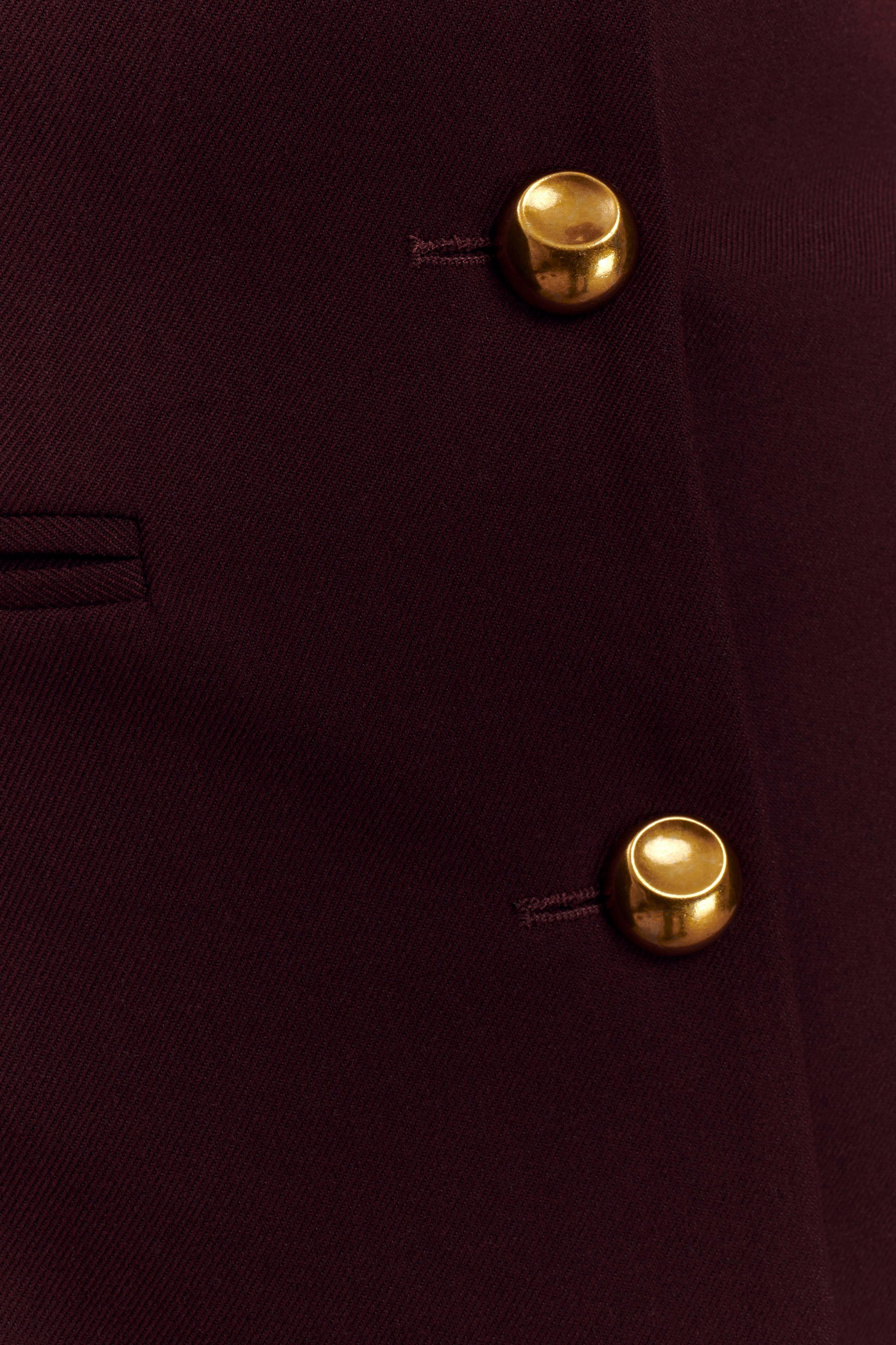 Bellamy Cinched Blazer - Mahogany - Image 9