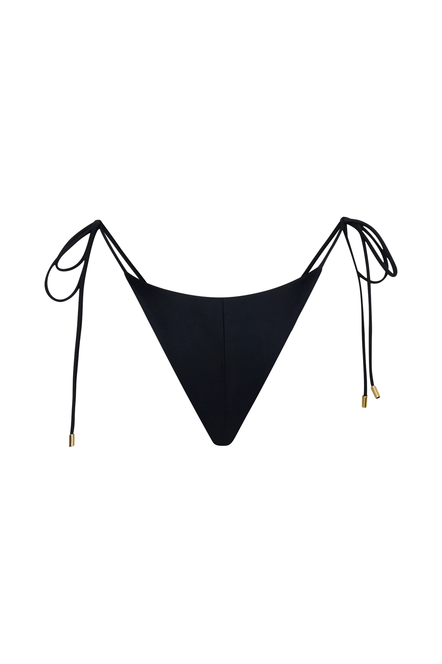 Blossom Side Tie Bikini Bottom - Black - Image 13