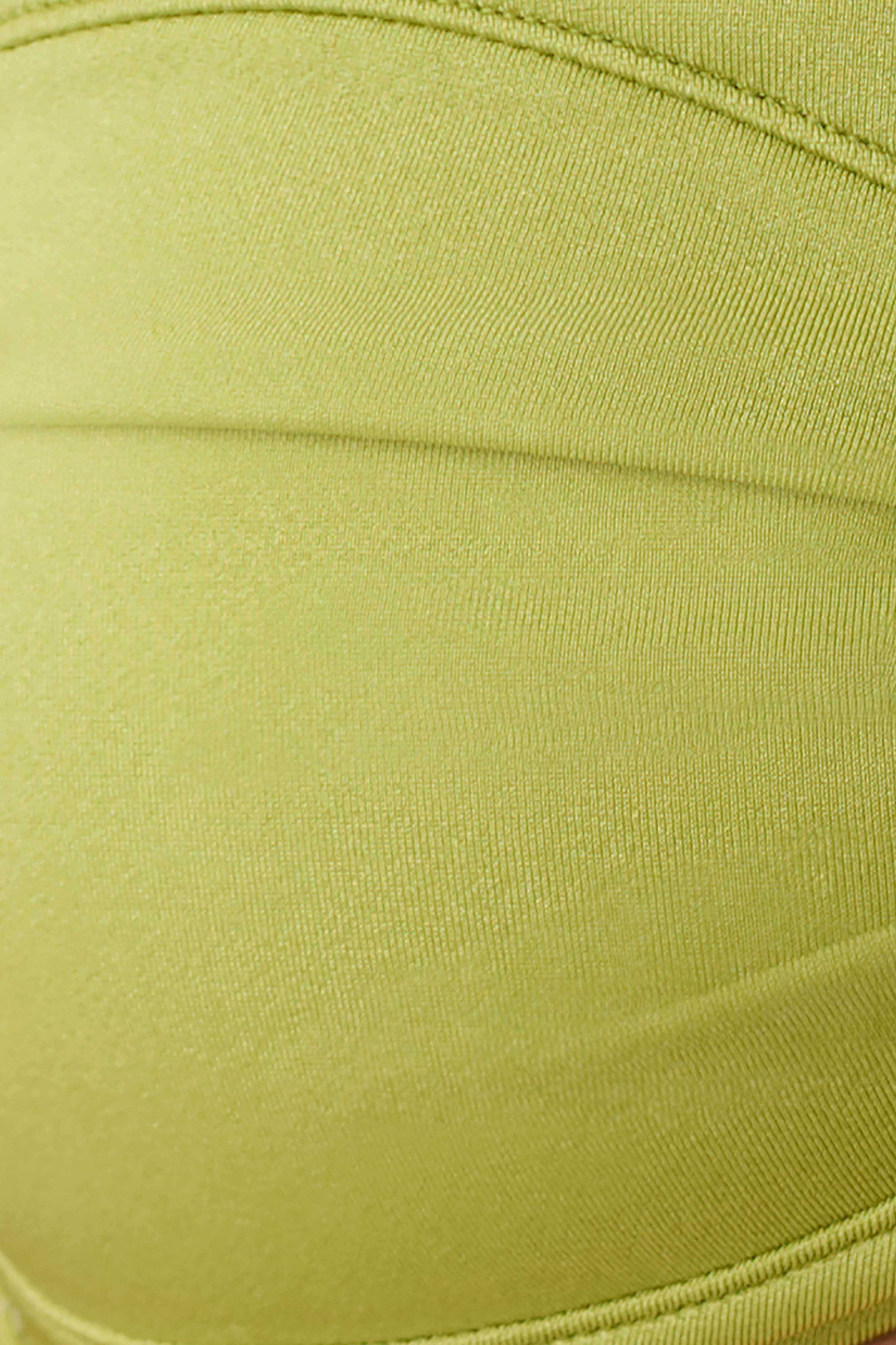 Briar Strapless Bikini Top - Green - Image 12