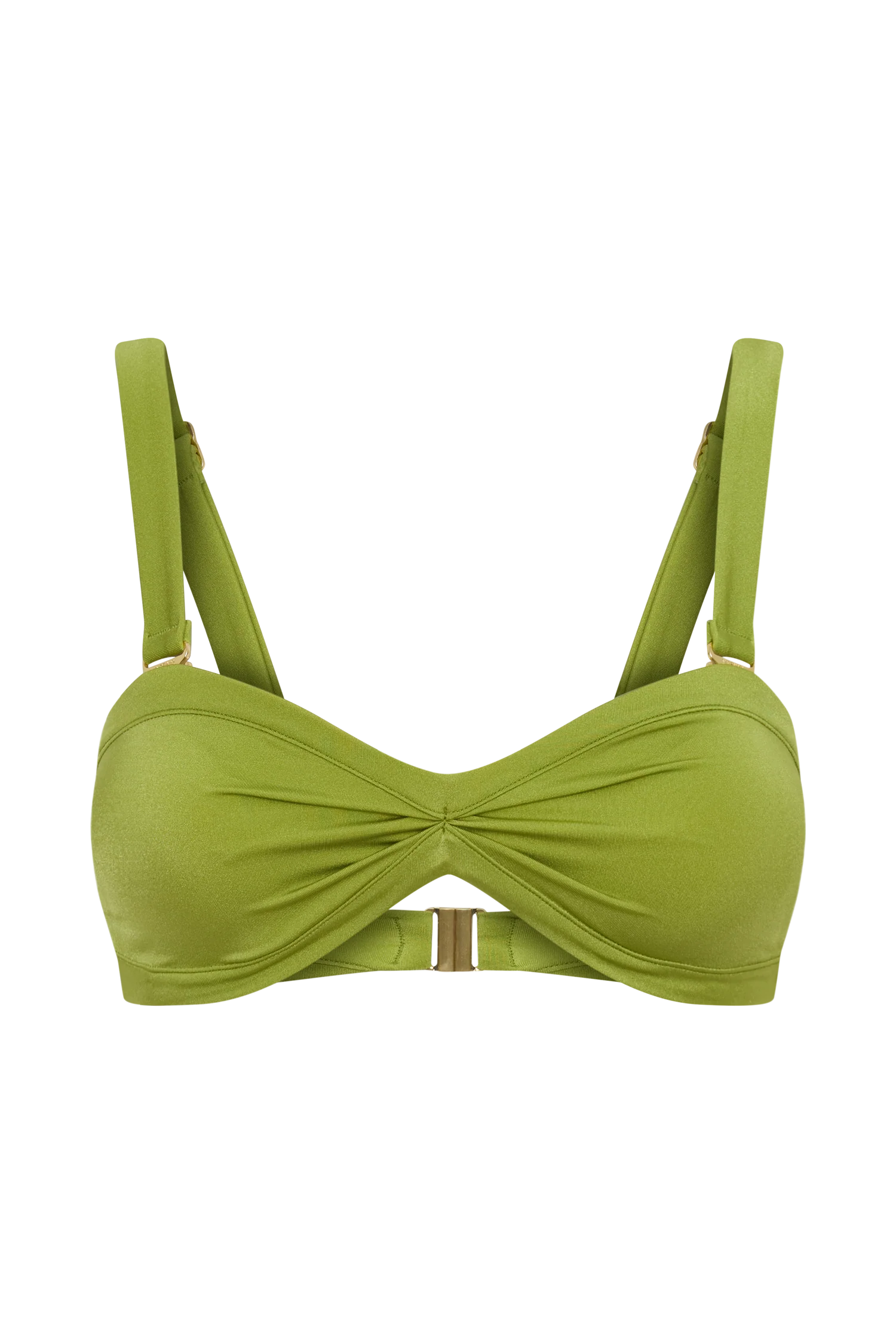 Briar Strapless Bikini Top - Green - Image 13