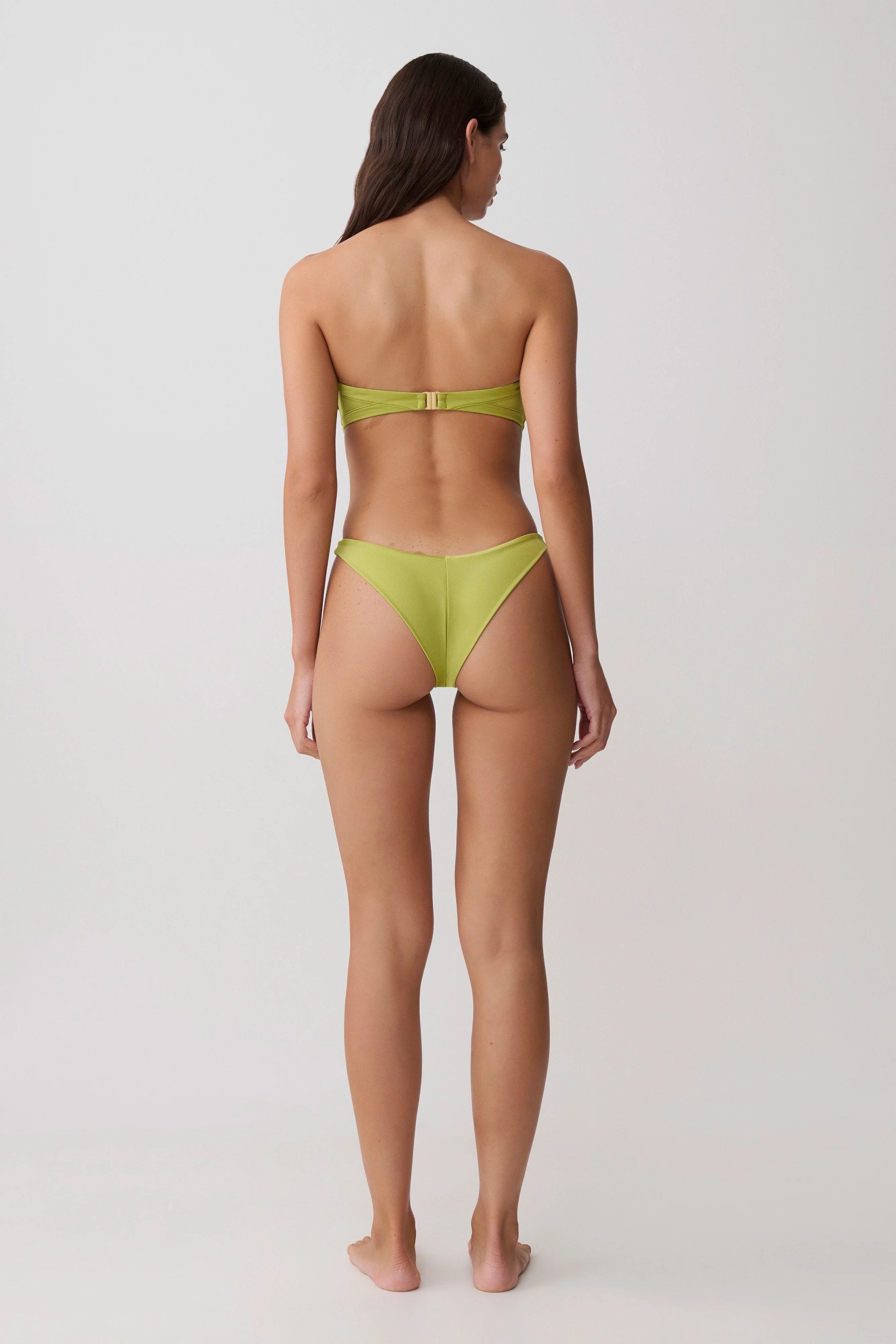 Briar Strapless Bikini Top - Green - Image 9