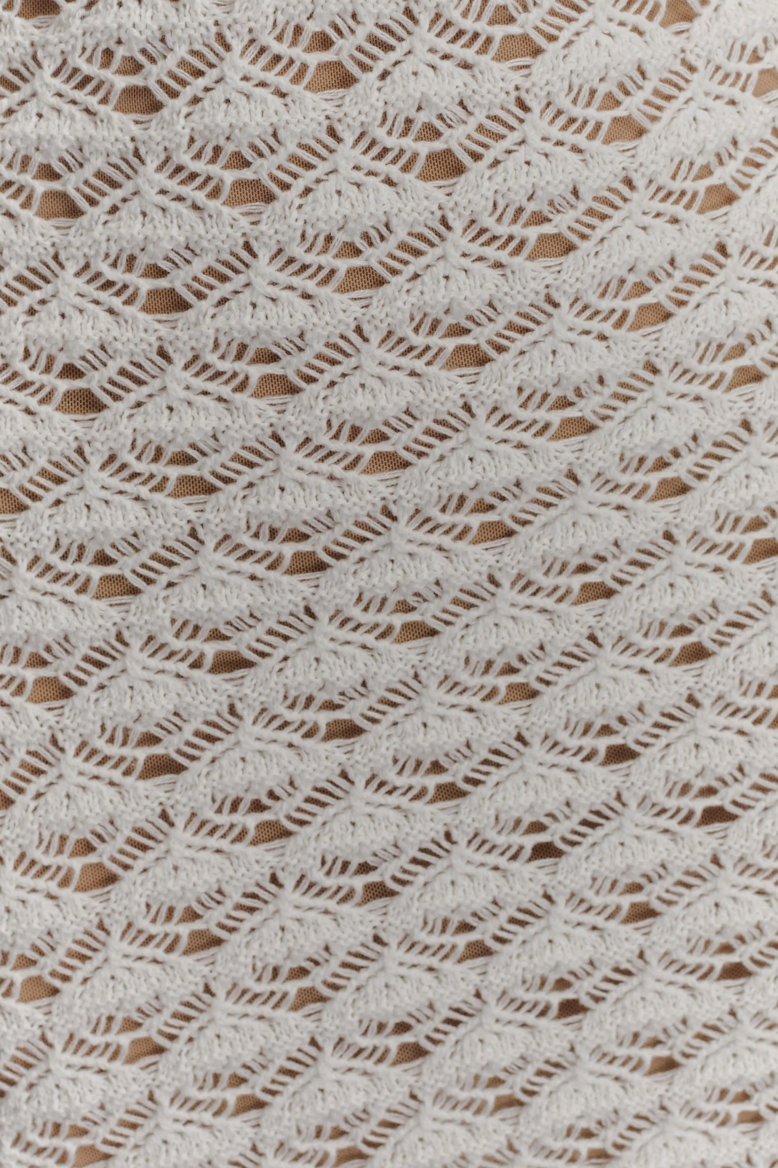 Brigid Ruffle Knit Sleeveless Dress - Ivory - Image 5