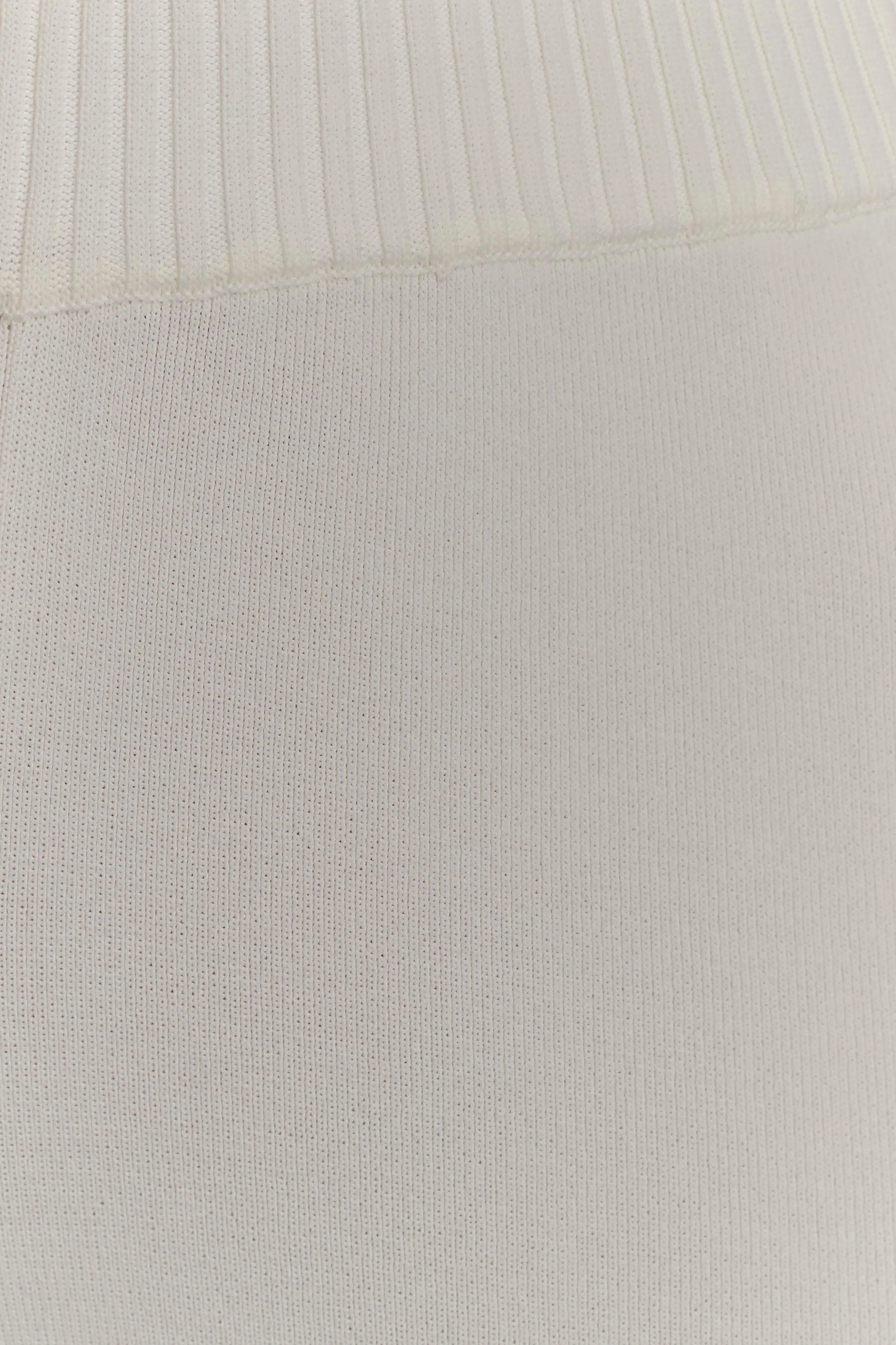 Fabiana Wide Leg Knit Pant - White - Image 7