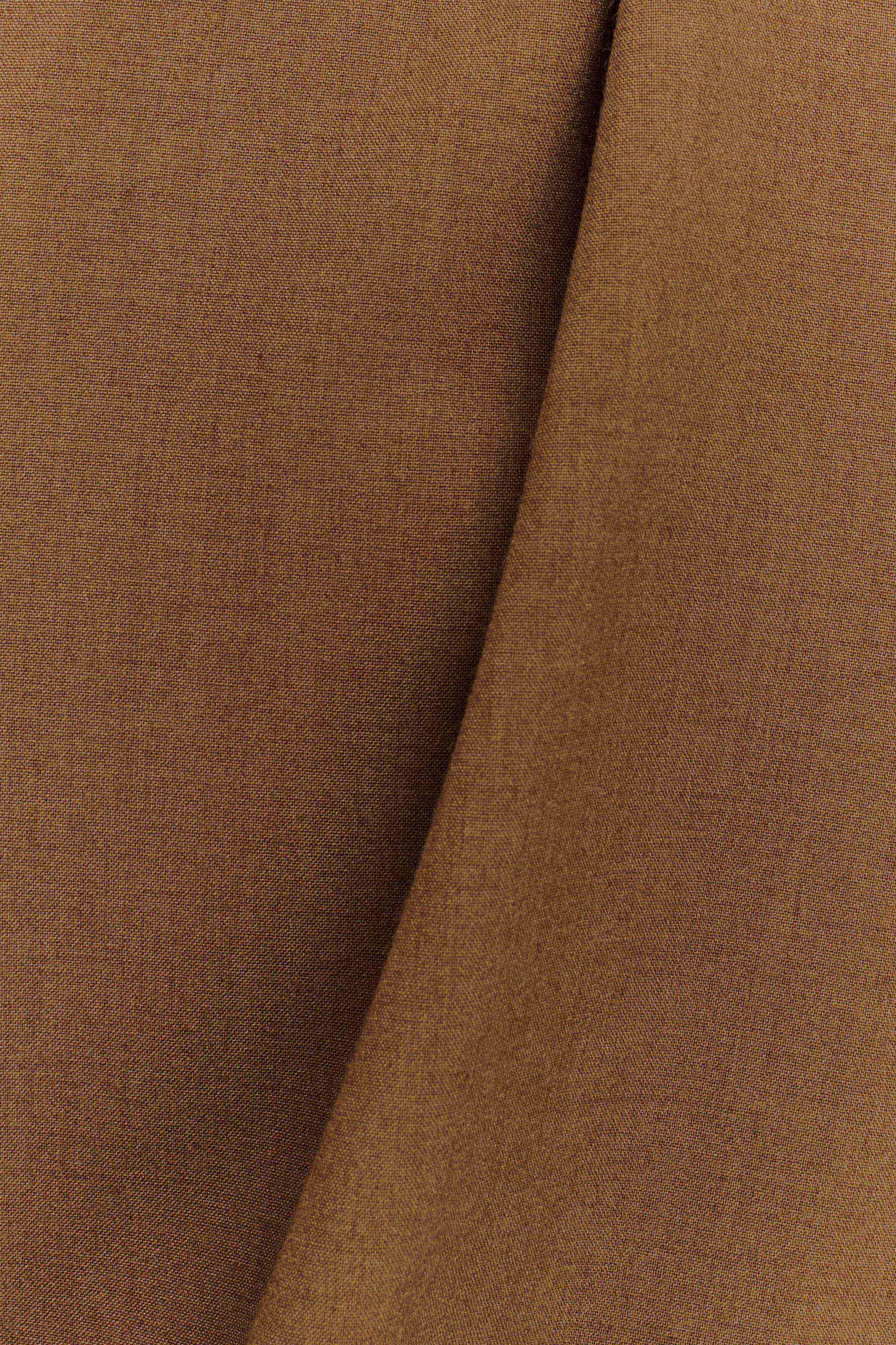 Gabriella Draped Mini Dress - Light Brown Marle - Image 5