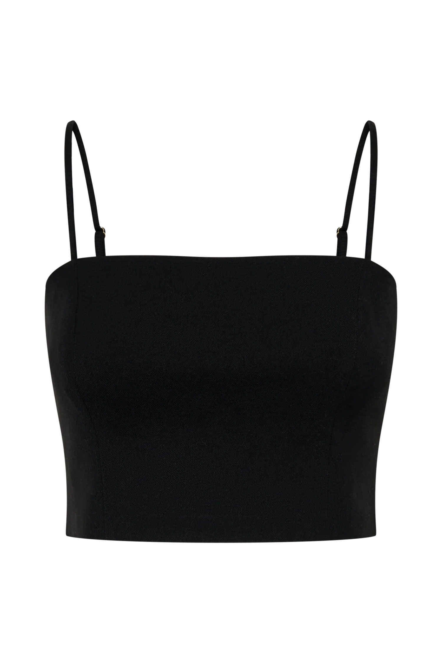 Grace Suiting Crop Top - Black - Image 11