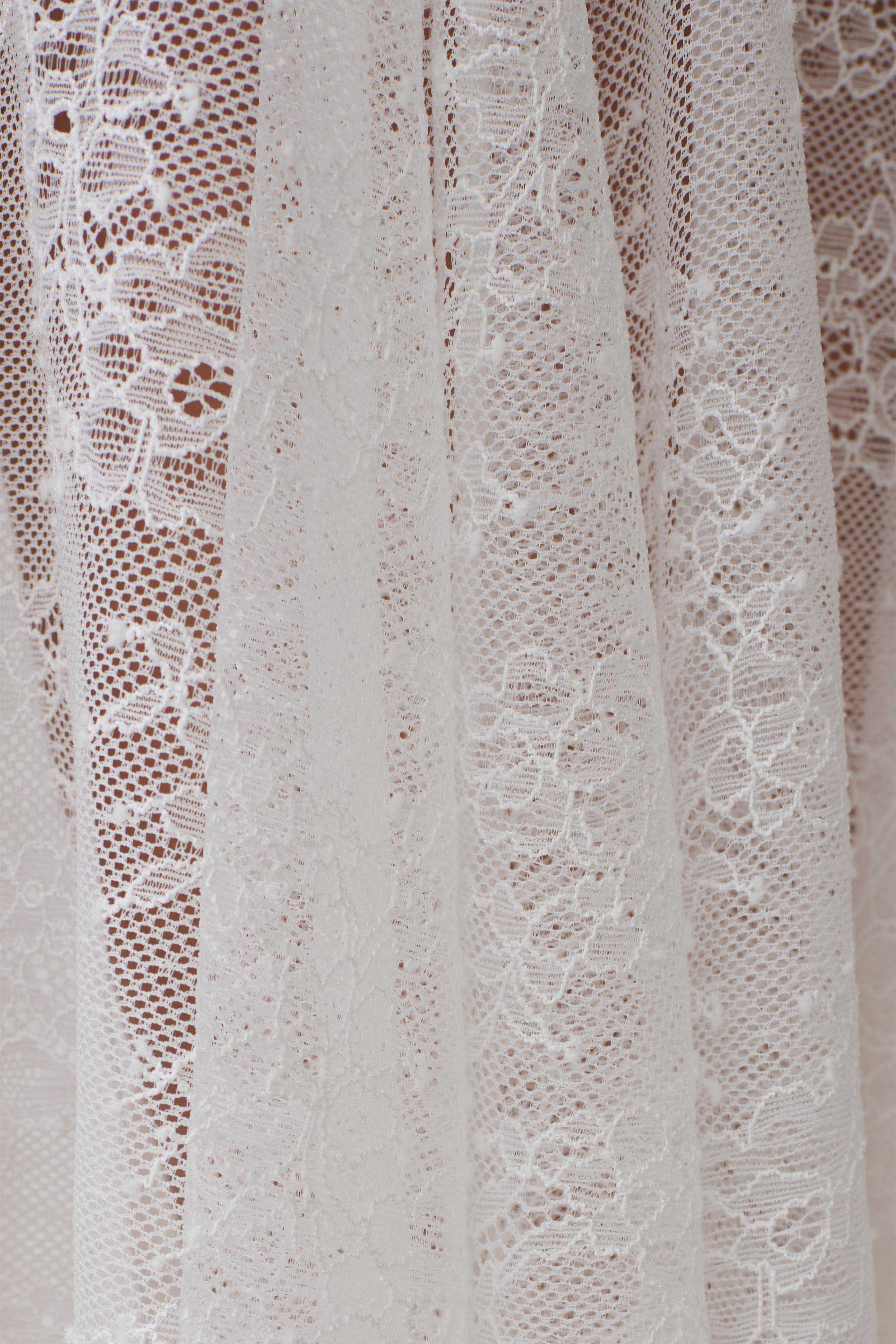 Haime Lace Hankie Midi Skirt - Ivory - Image 7