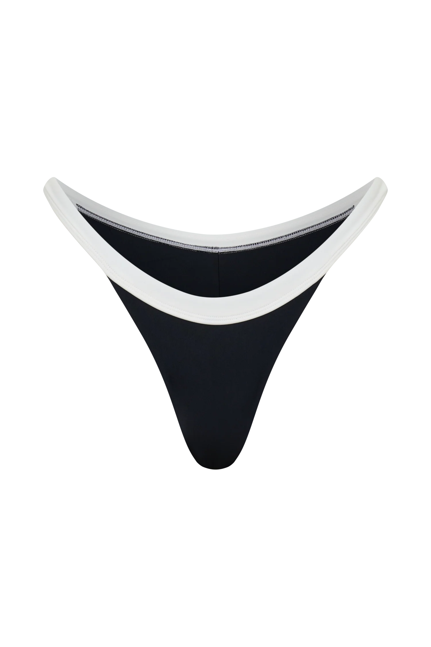 Isla Thong Bikini Bottom - Black/White - Image 13