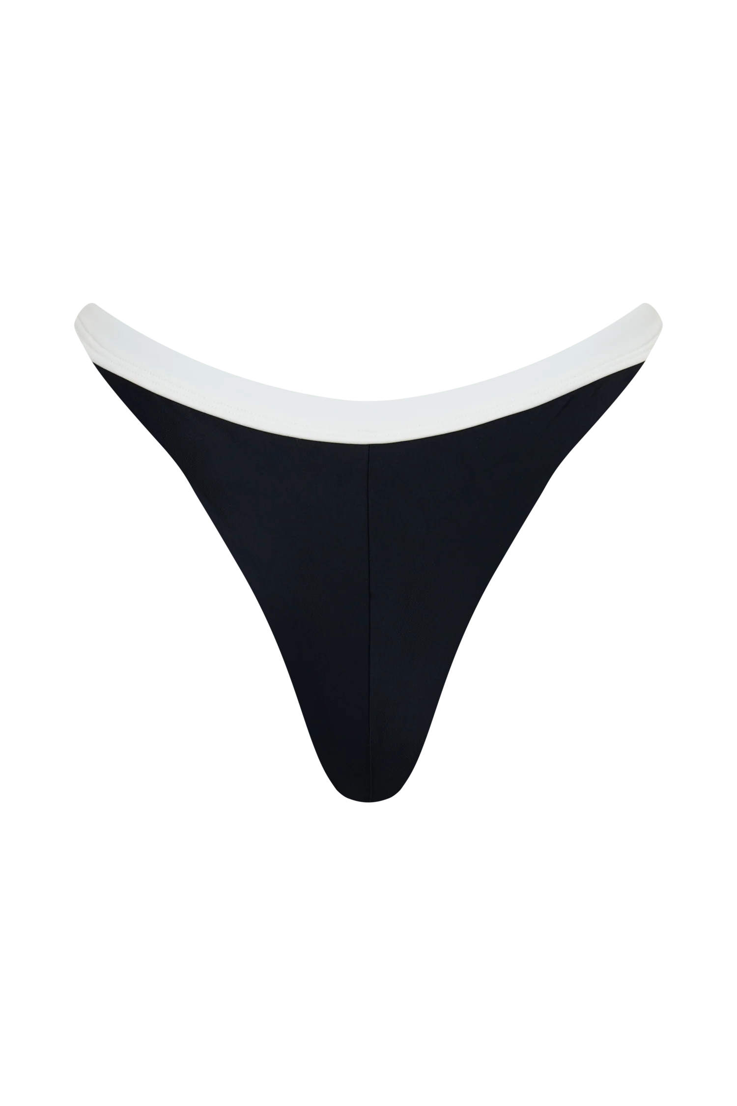 Isla Thong Bikini Bottom - Black/White - Image 14