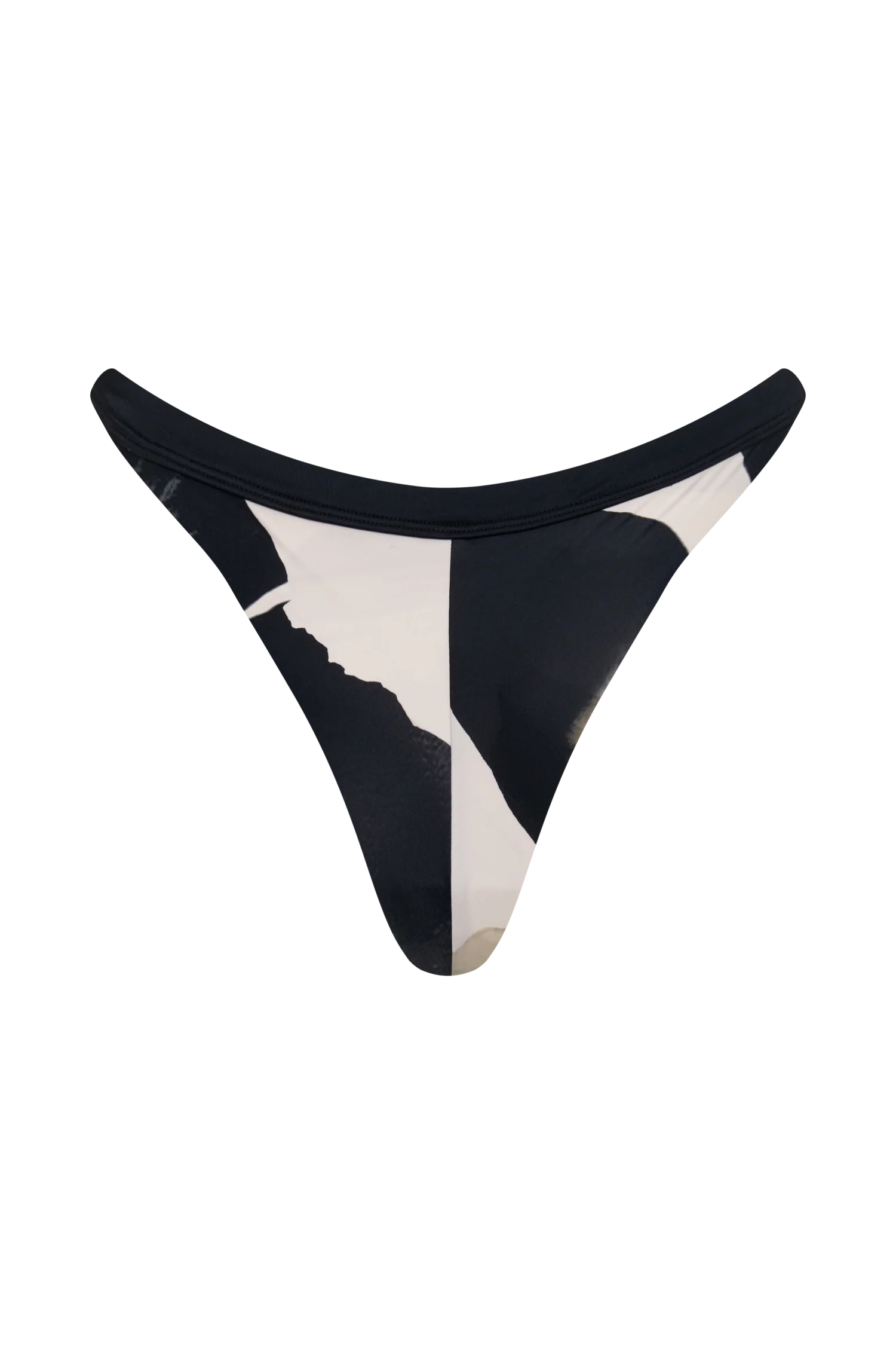 Isla Thong Bikini Bottom - Ivory Oversized Floral Print - Image 13