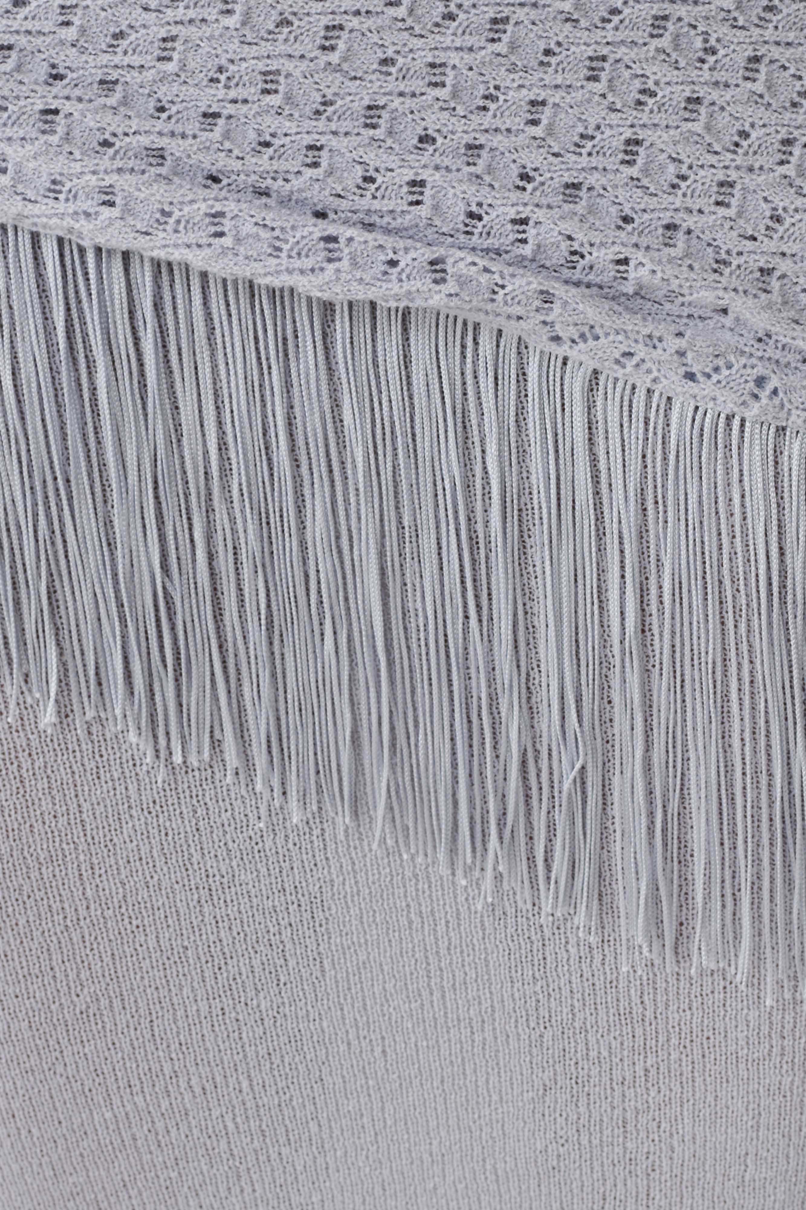 Jaytee Knit Maxi Skirt With Fringe Tie - Sky Blue - Image 7