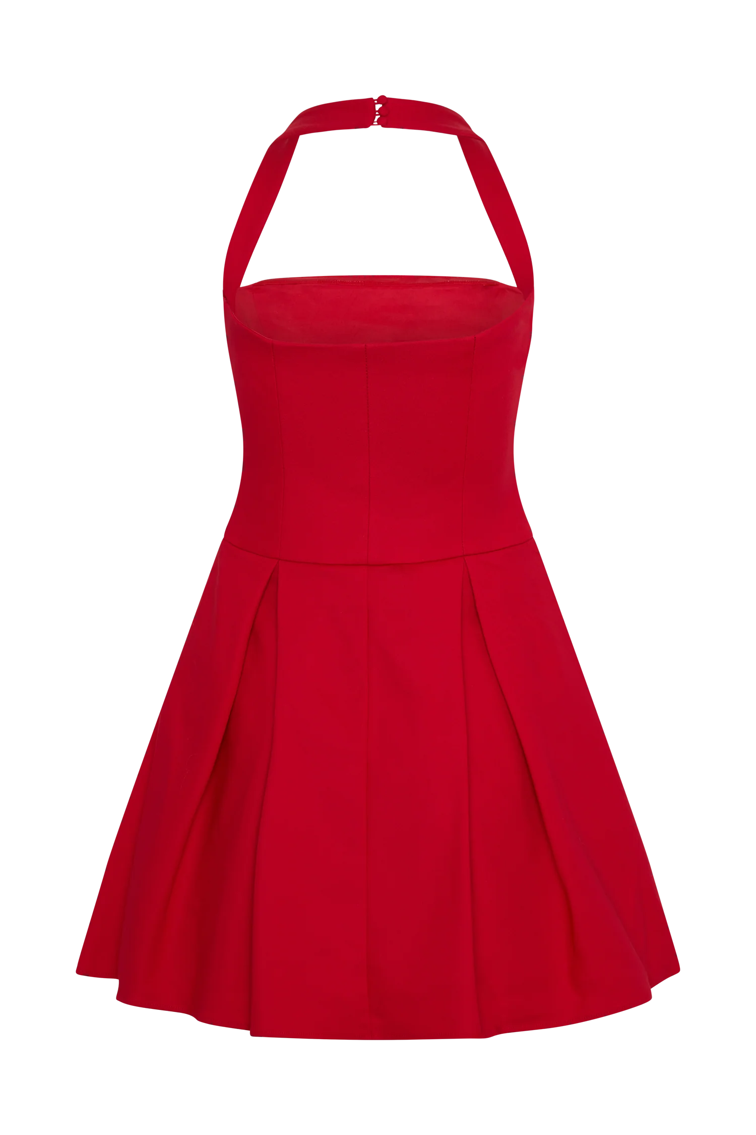Julia Halter Mini Dress - Red - Image 7