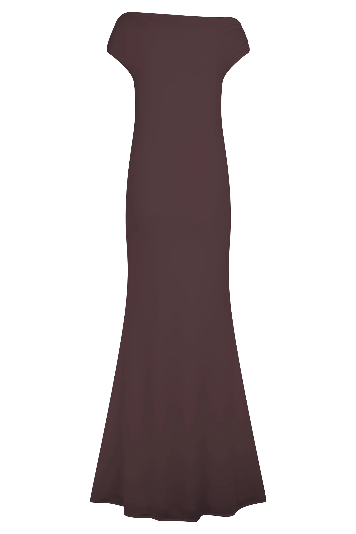 Kinsley Slinky Maxi Dress With Hardware - Chocolate - Image 7