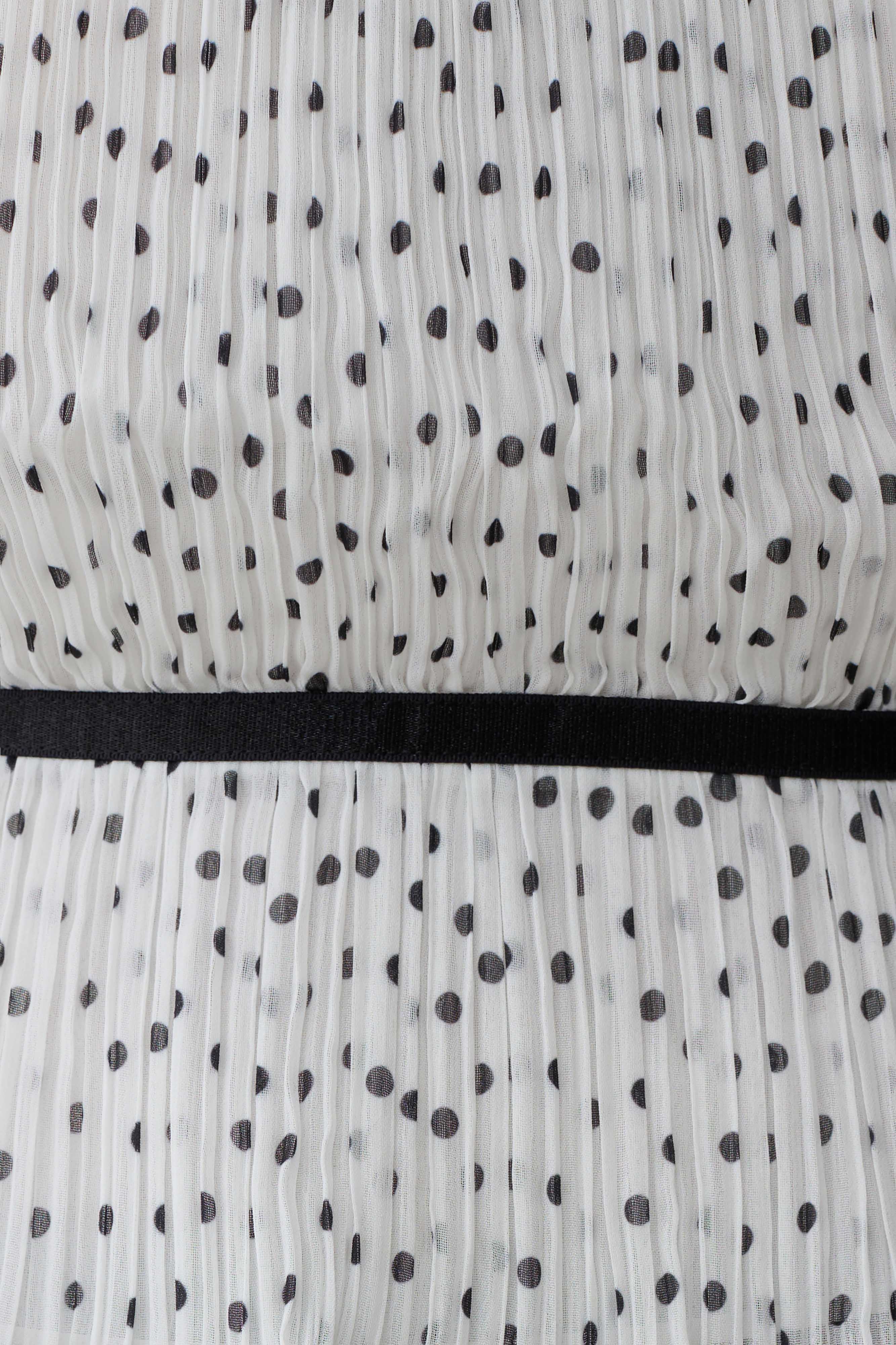 Lilou Pleated Sleeveless Top - Polka Dot - Image 7