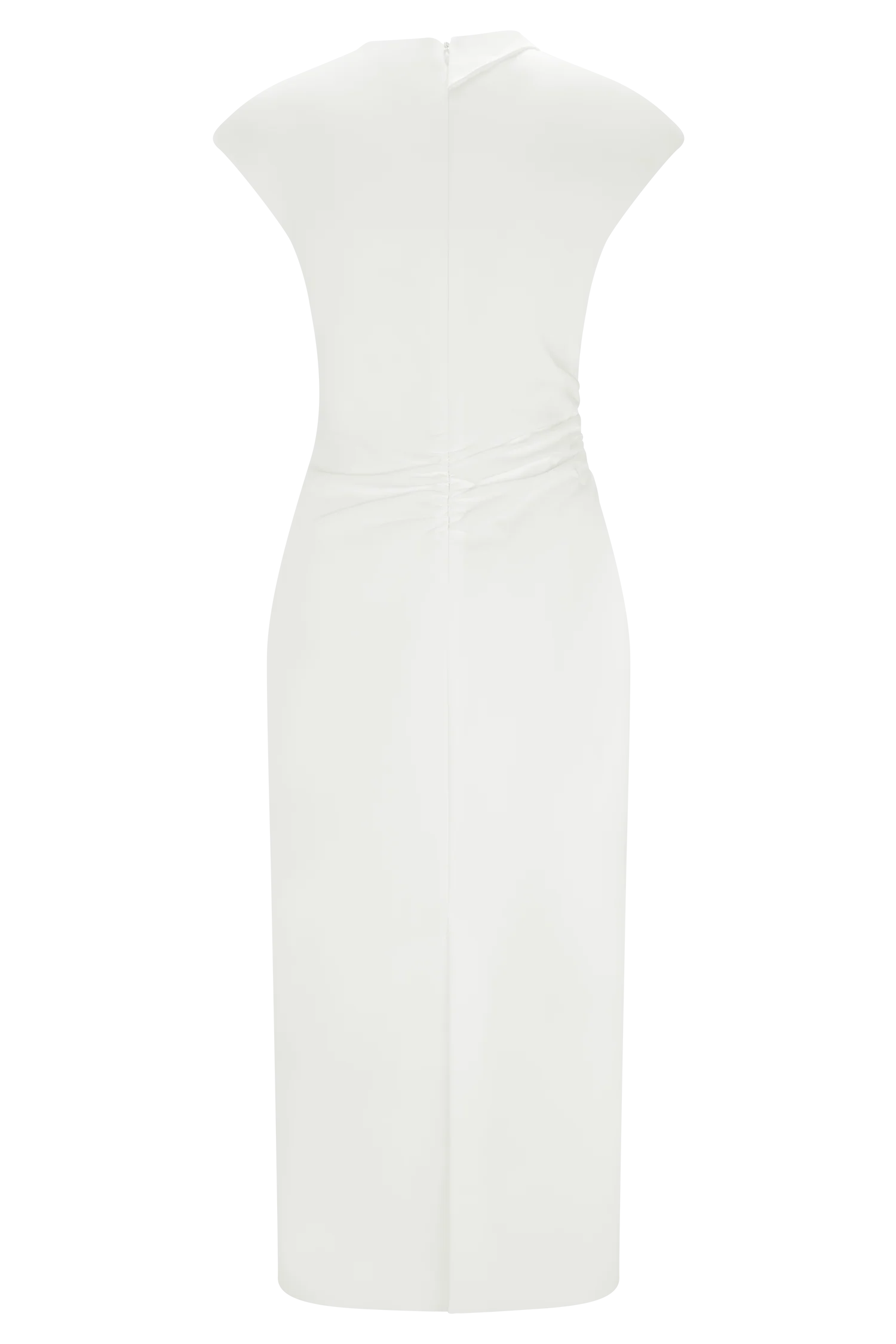 Lorena Cotton Midi Dress - White - Image 6