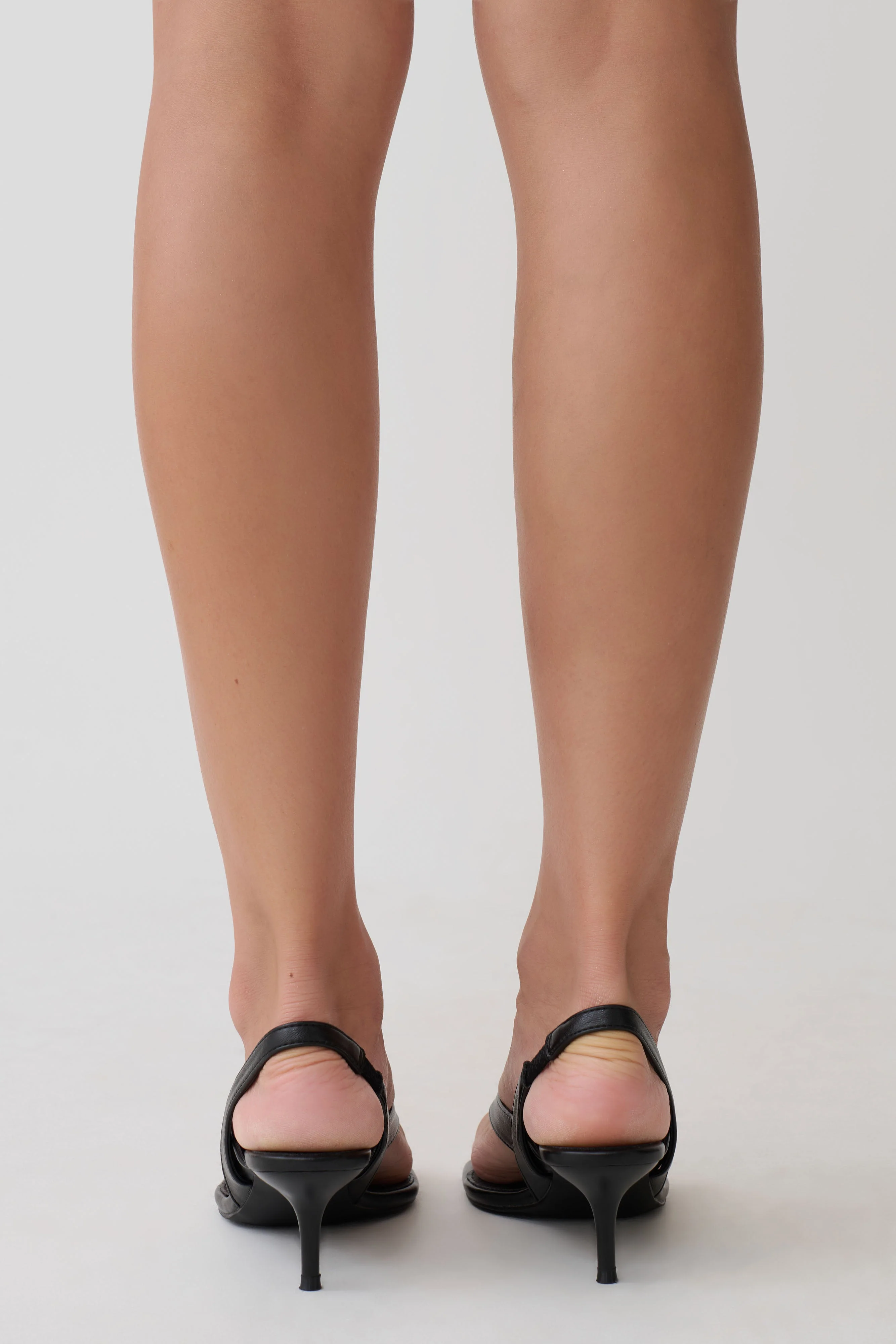 Mai Sling Back Thong Heel - Black - Image 4