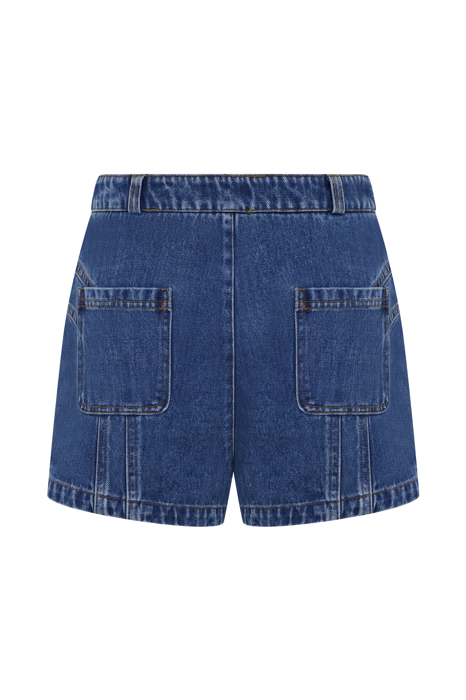 Meadow Denim Shorts - Dark Blue - Image 8