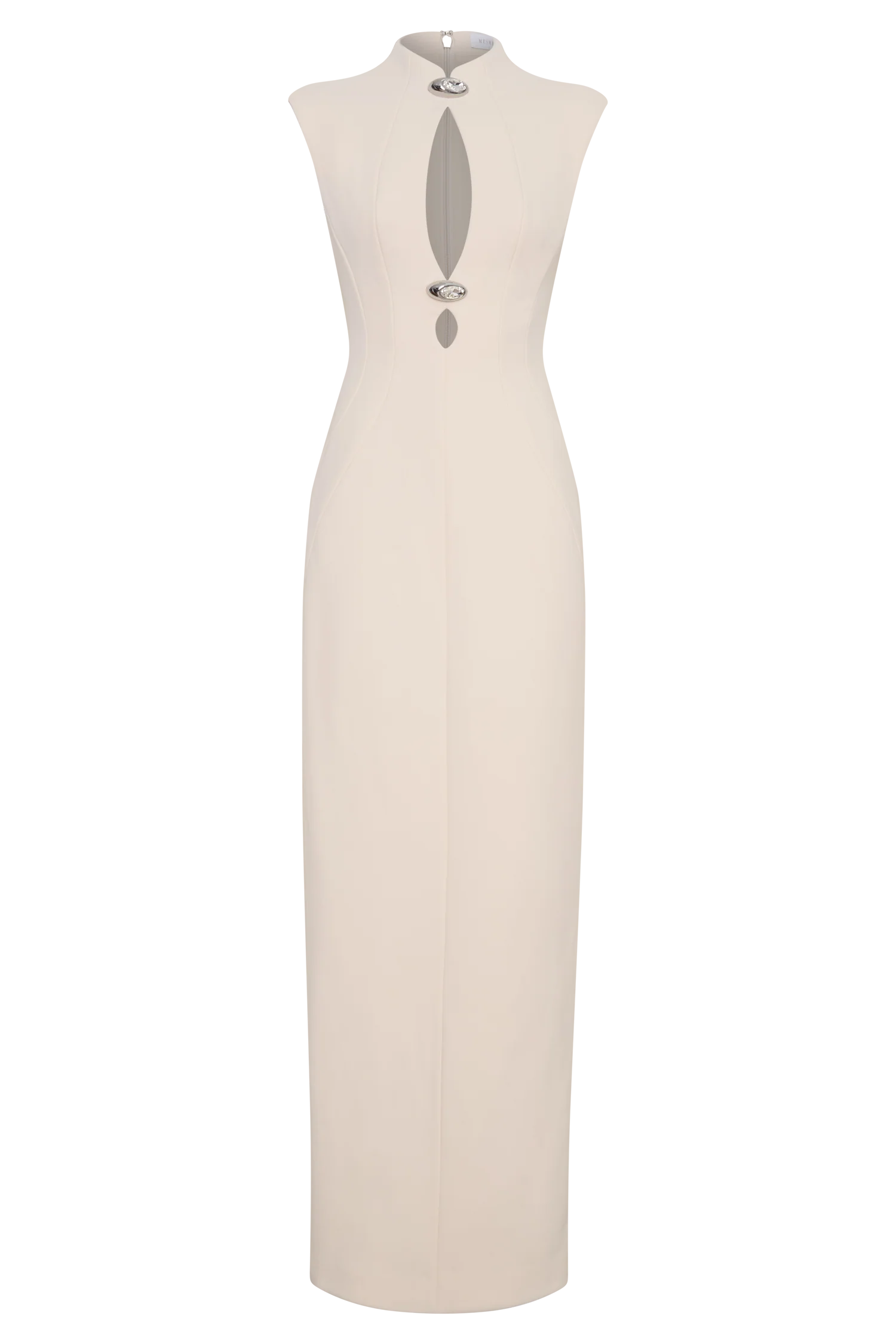 Michelle Cut Out Maxi Dress - Buttercream - Image 7