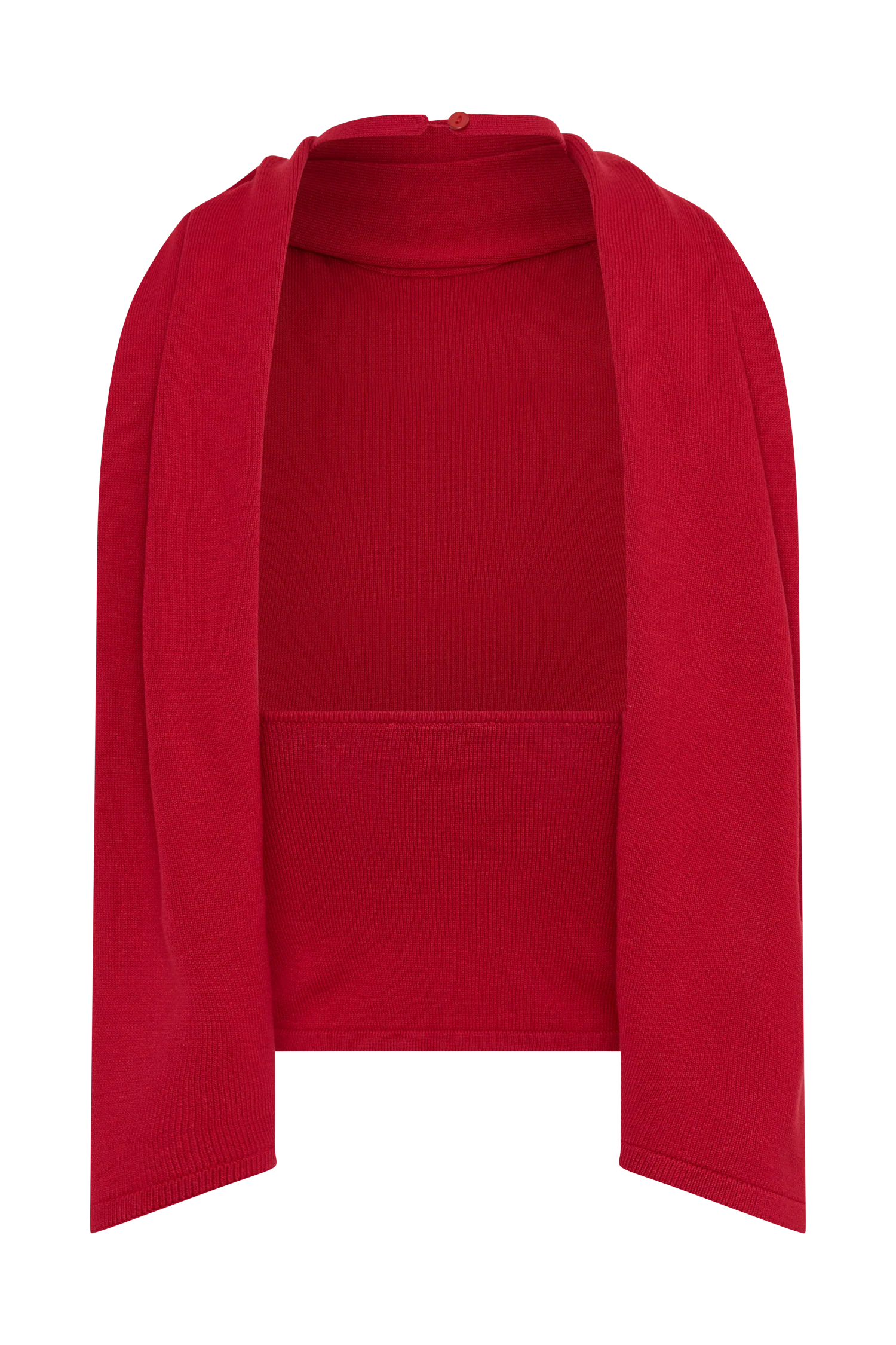 Misty Halter Backless Knit Top - Red - Image 10