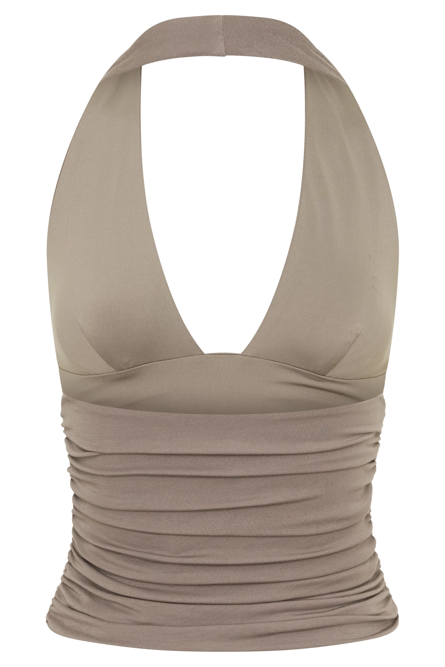 Peregrine Modal Gathered Halter Top - Neutral - Image 10