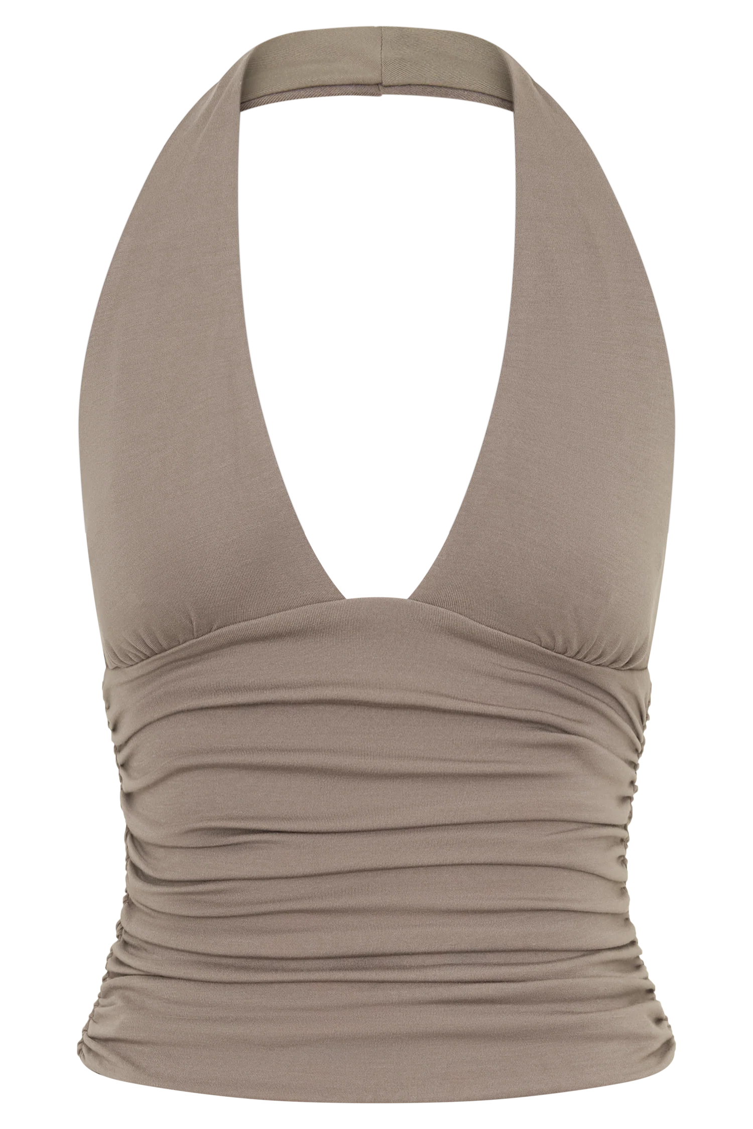 Peregrine Modal Gathered Halter Top - Neutral - Image 11