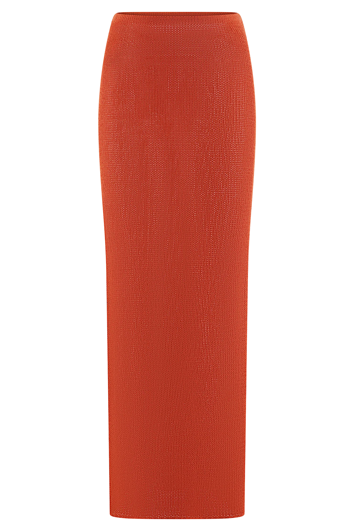 Reagan Knit Maxi Skirt - Orange - Image 10