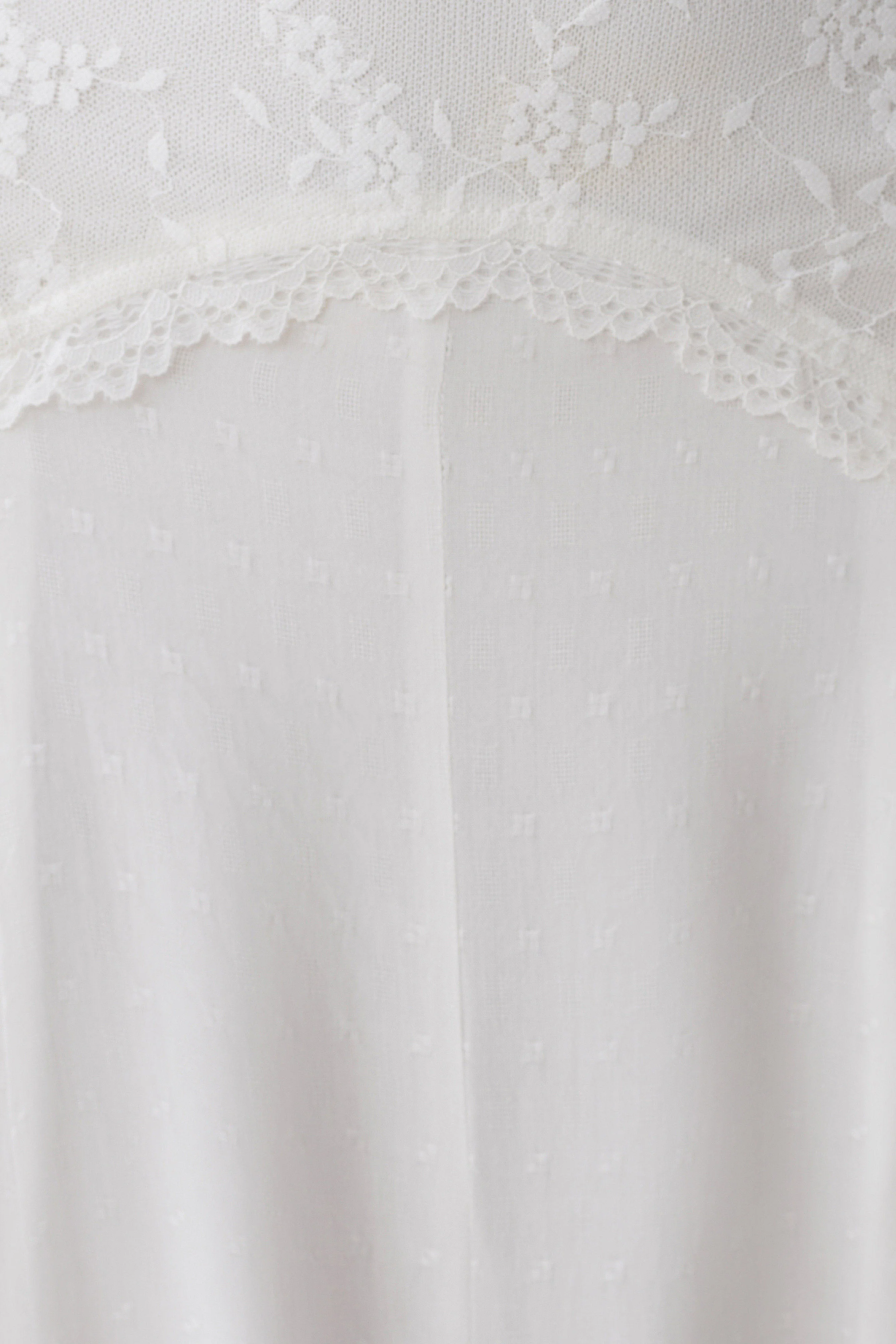 Skylar Lace Panelled Midi Skirt - White - Image 8