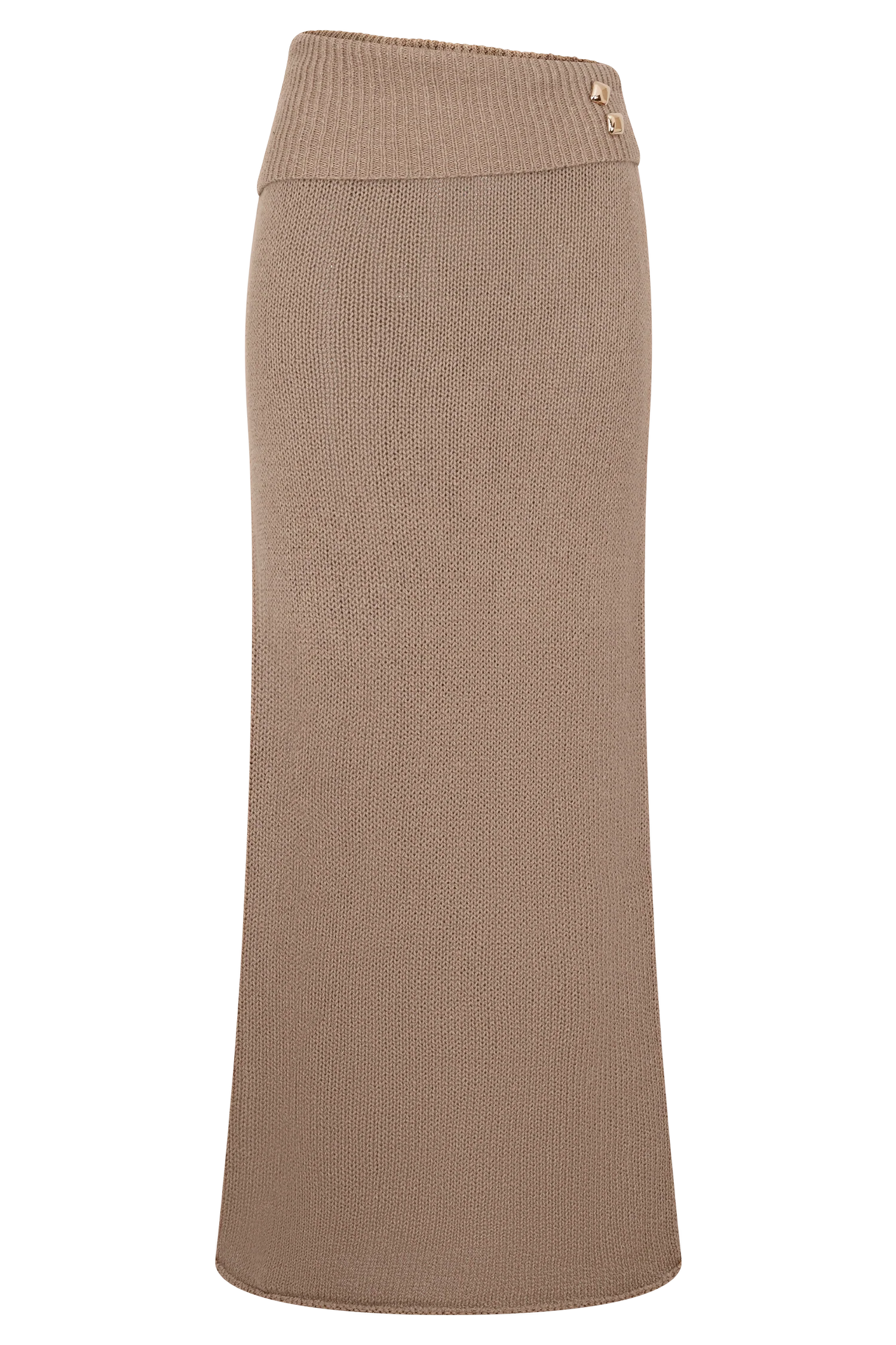 Sloane Knit Maxi Skirt - Latte - Image 7