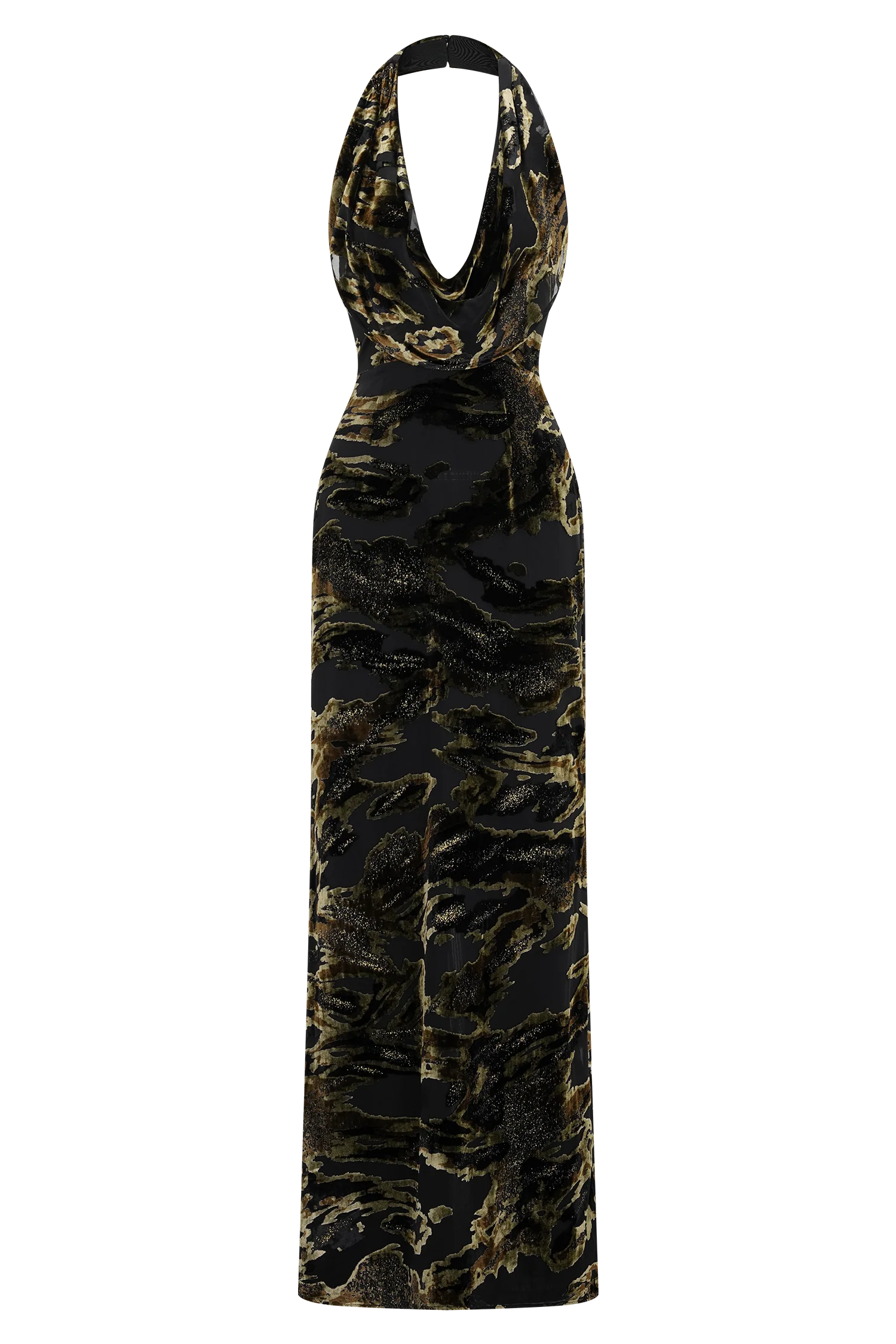 Talila Cowl Front Maxi Dress - Velvet Burnout - Image 8