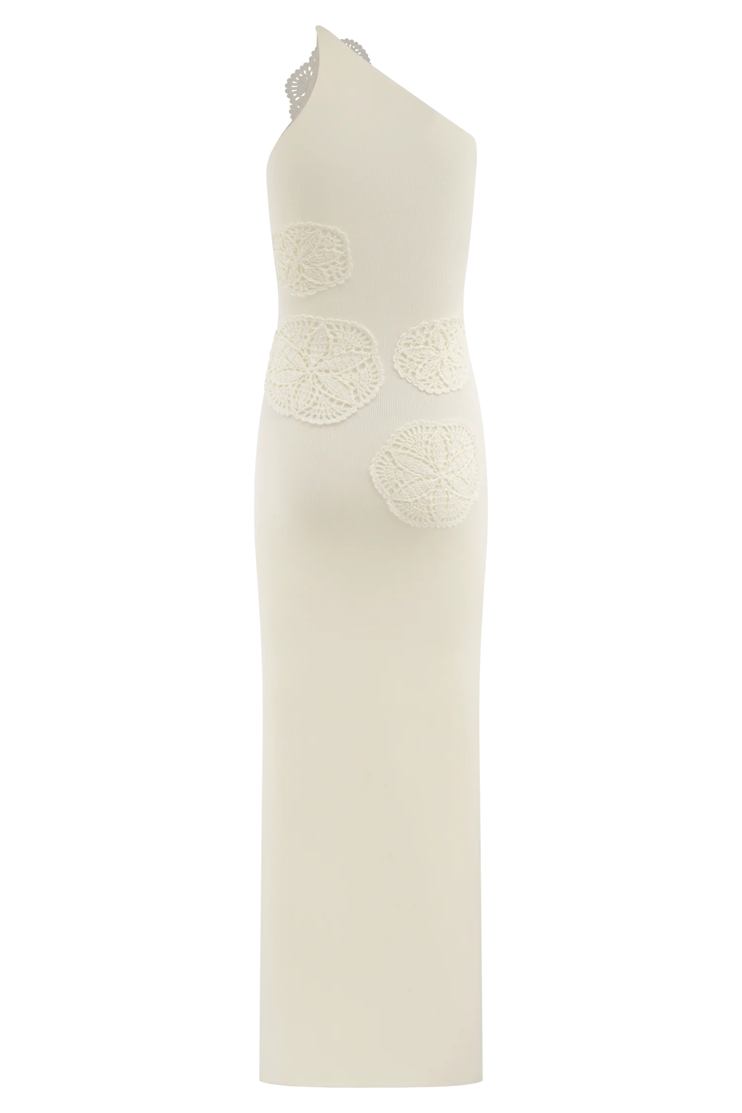 Teneika Crochet Knit Maxi Dress - Ivory - Image 6