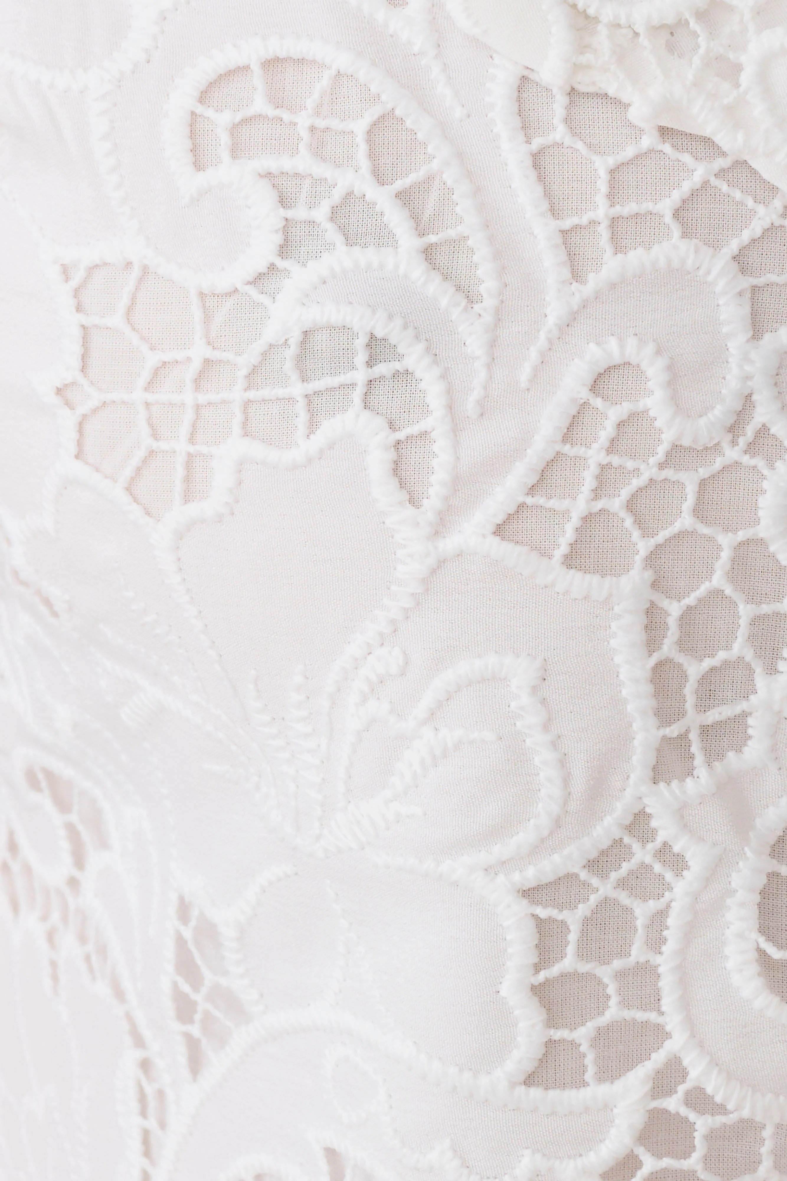 Tessa Broderie Mini Skirt - White - Image 9