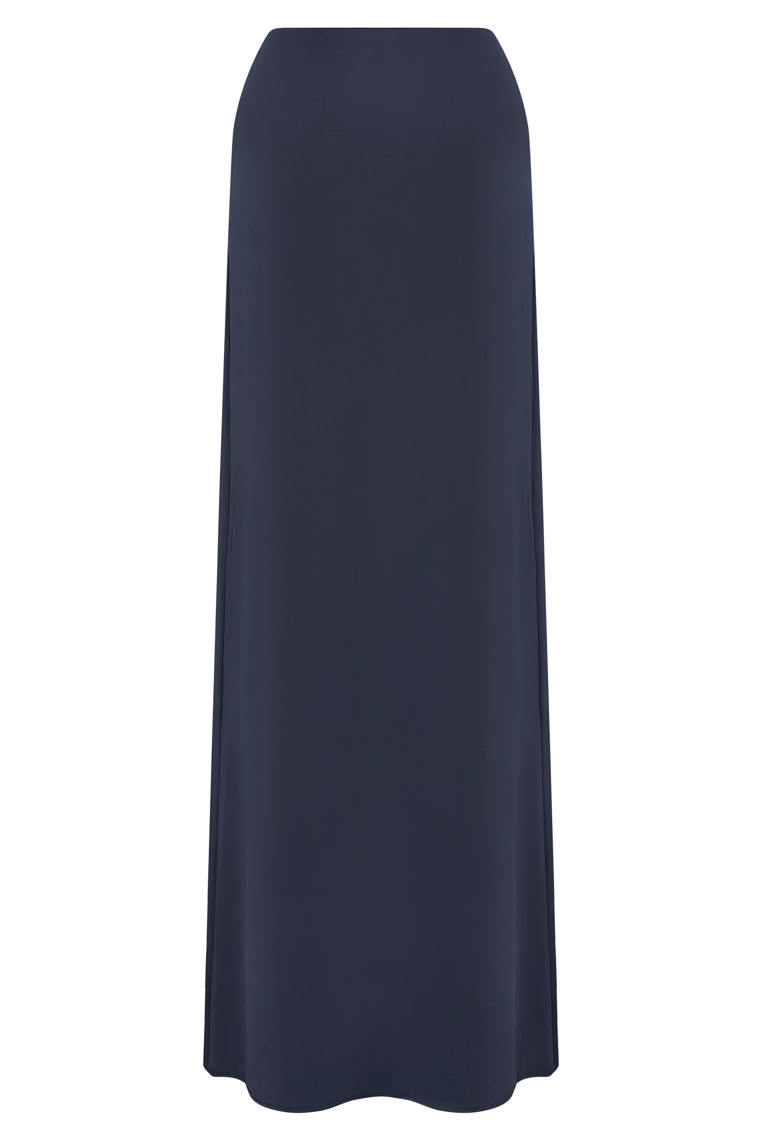 Vivica Slinky Gathered Maxi Skirt - Midnight Navy - Image 6