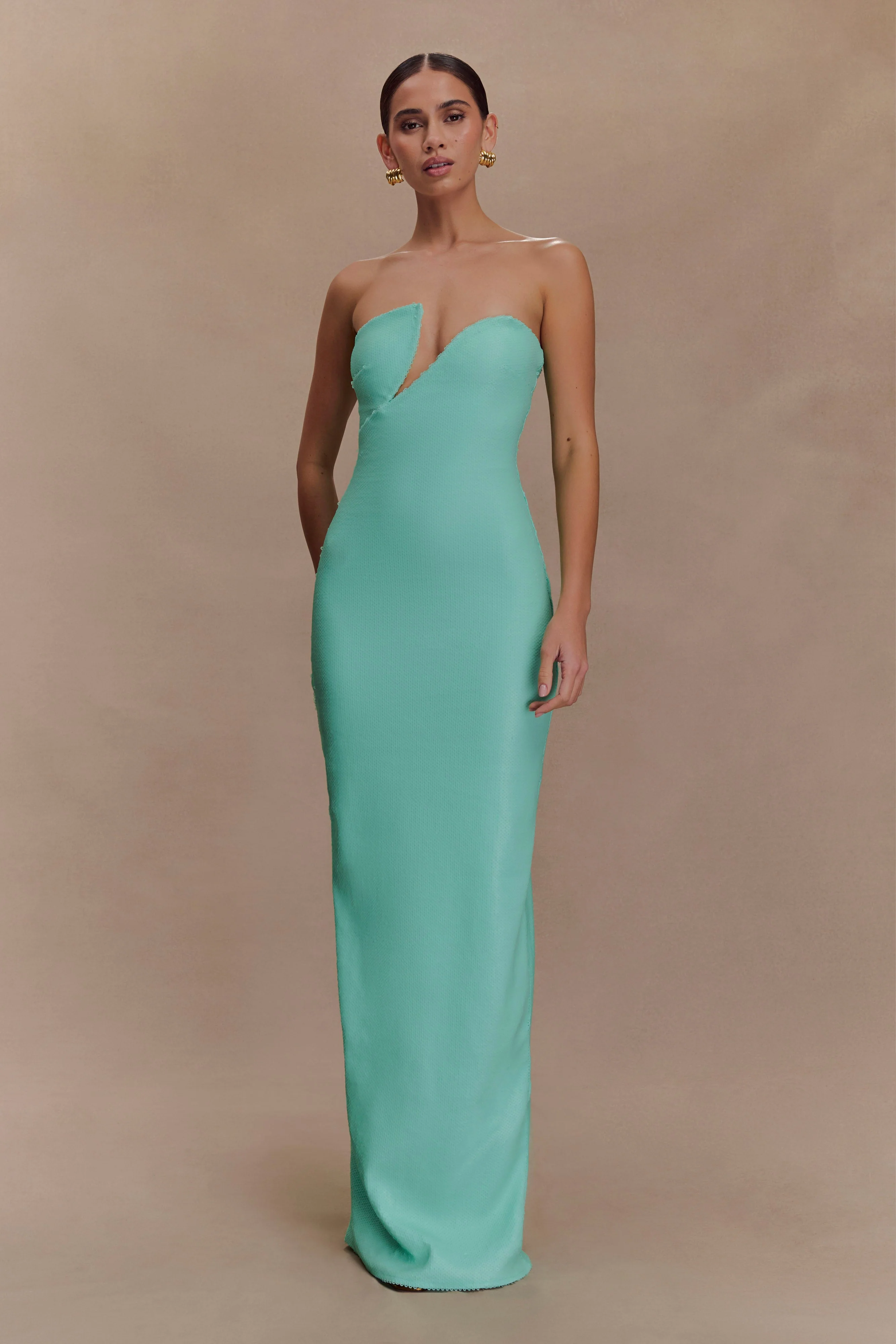 Winston Strapless Sequin Maxi Dress - Lagoon - Image 4