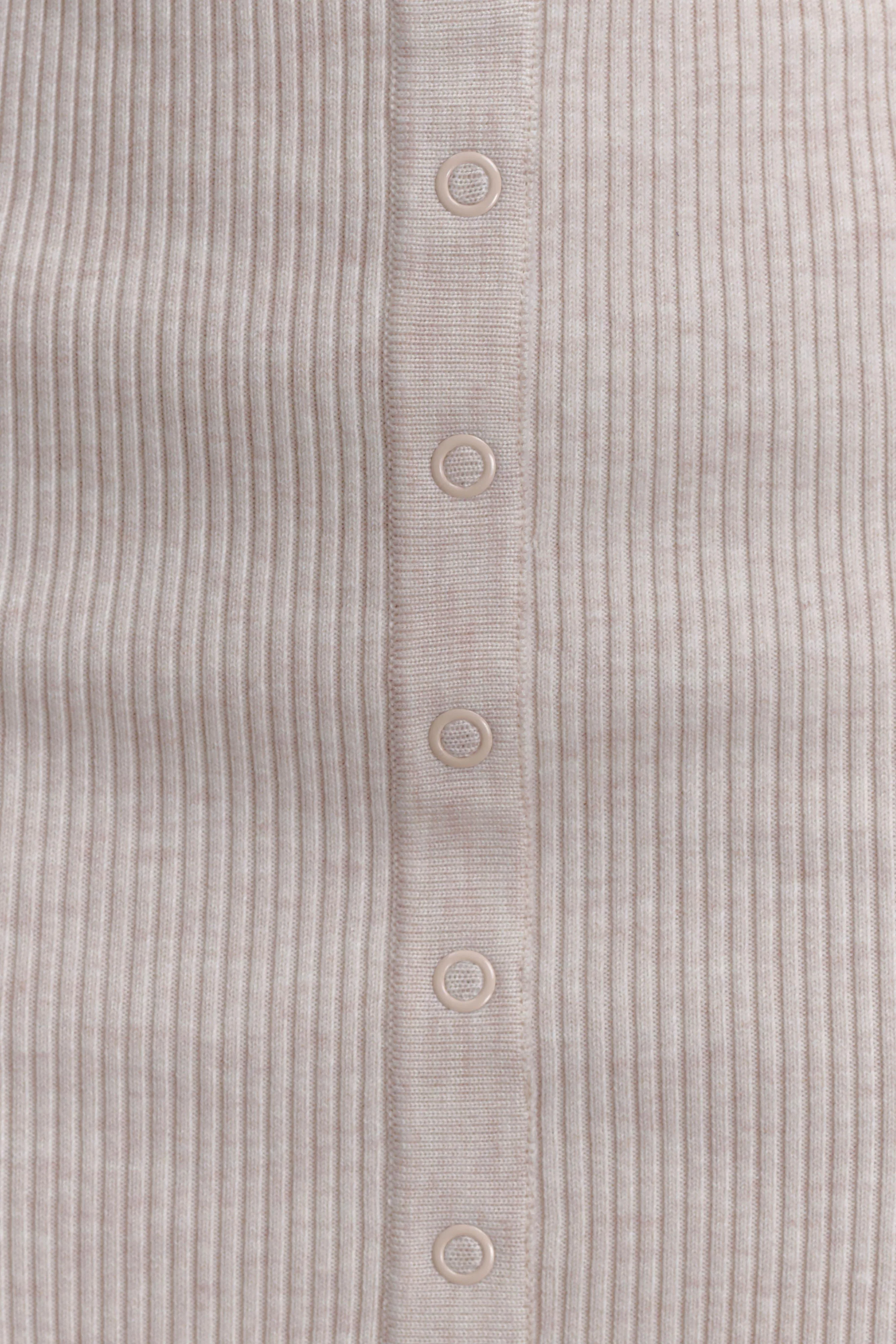 Xaden Wool Mix Knit Mini Dress - Oat Marle - Image 6