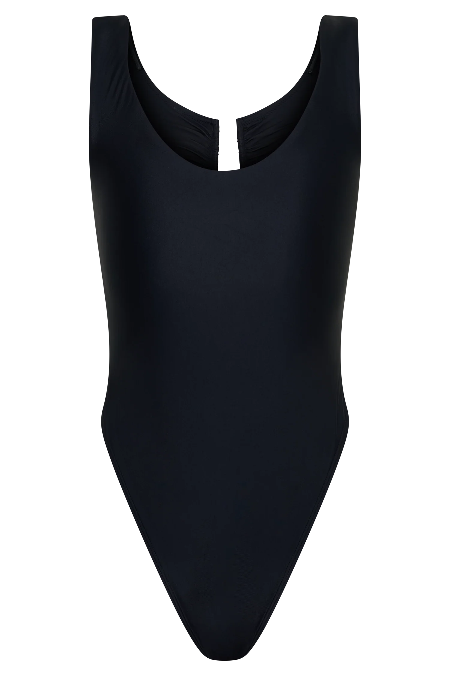 Yumi U-Wire Plunge One Piece Swimsuit - Black - Image 12
